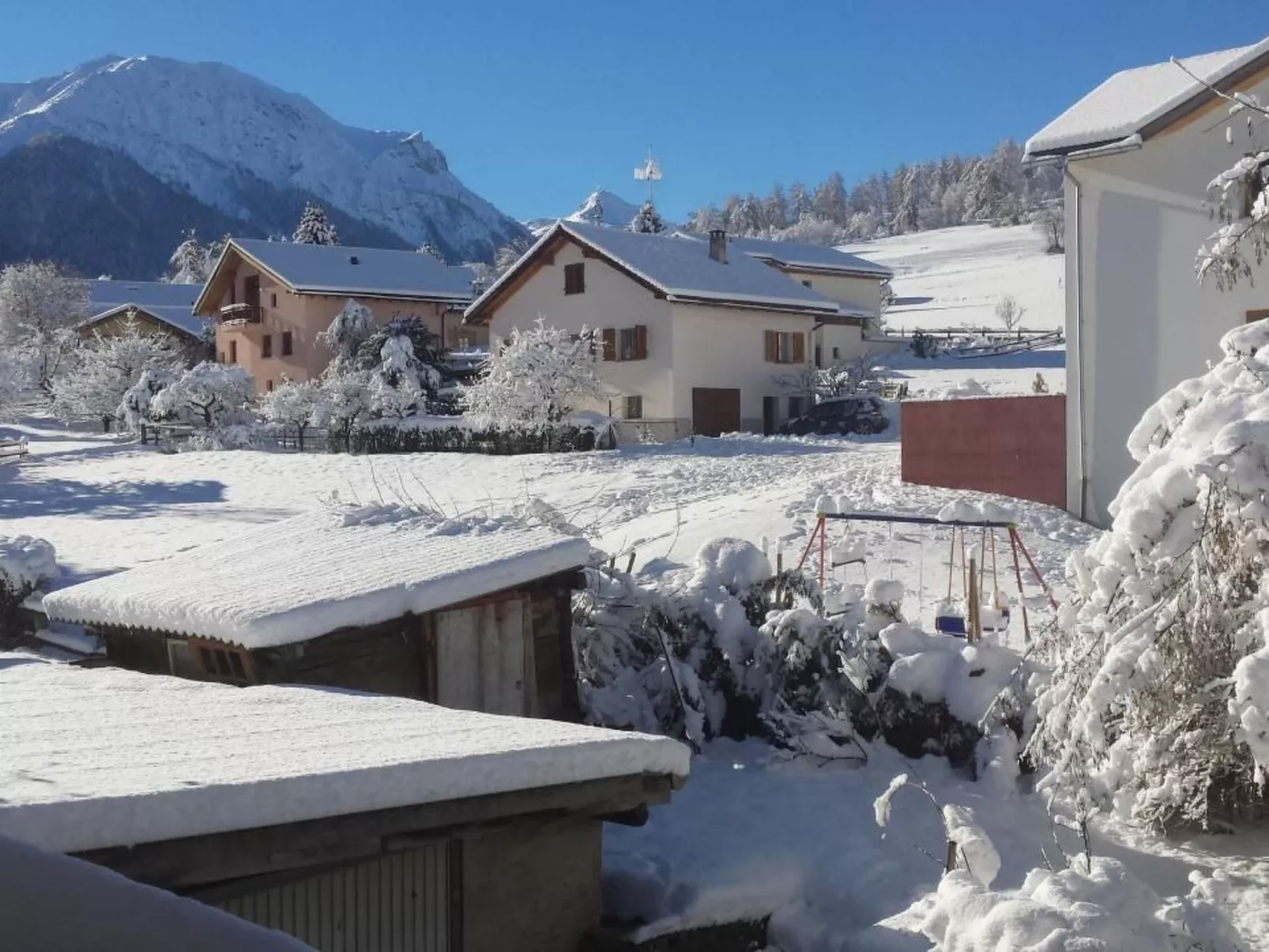 Wohnen im alten Bauernhaus,Wohnung EG-Draußen