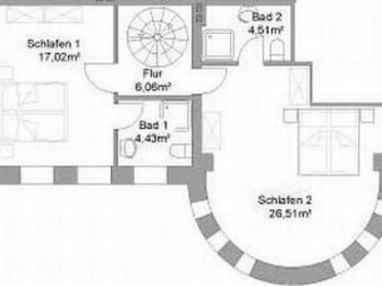 Wohnung im Erdgeschoss des Gutshauses-Inside