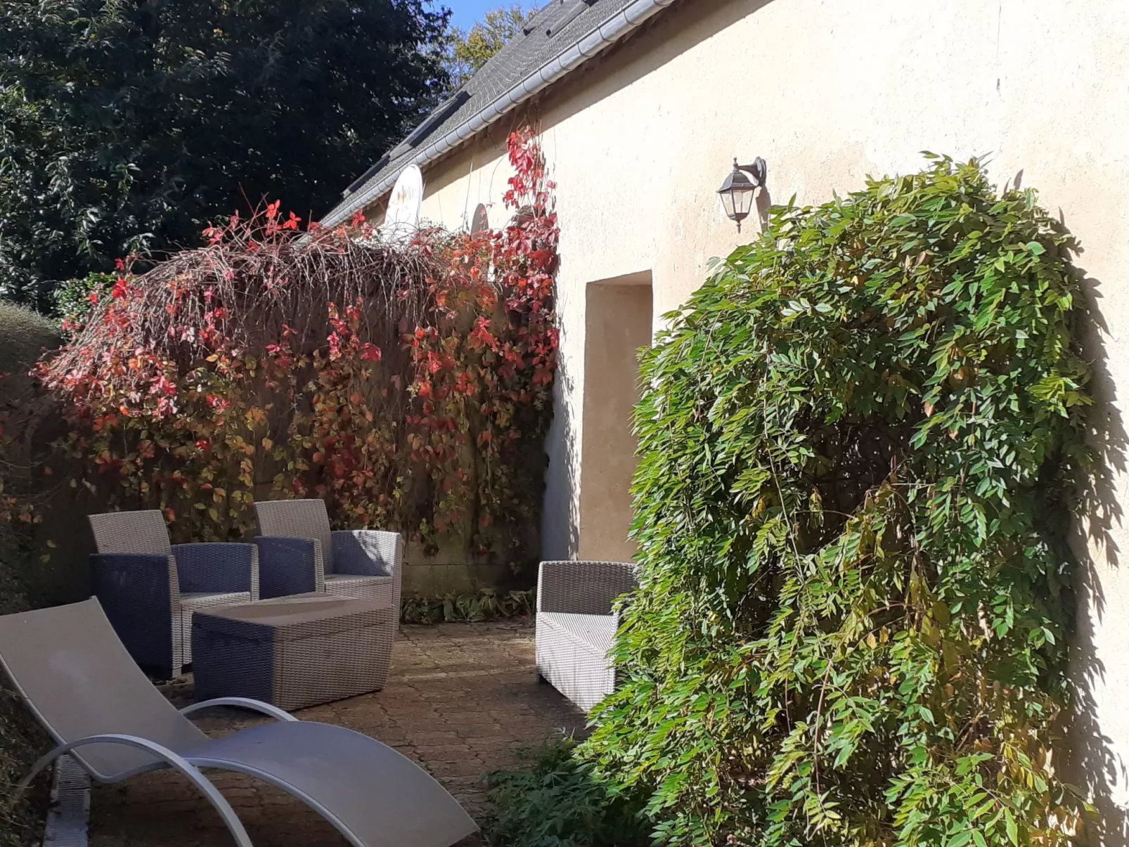 Normannisches Ferienhaus mit Charme les châtaigniers 1 Zimmer-Dedans