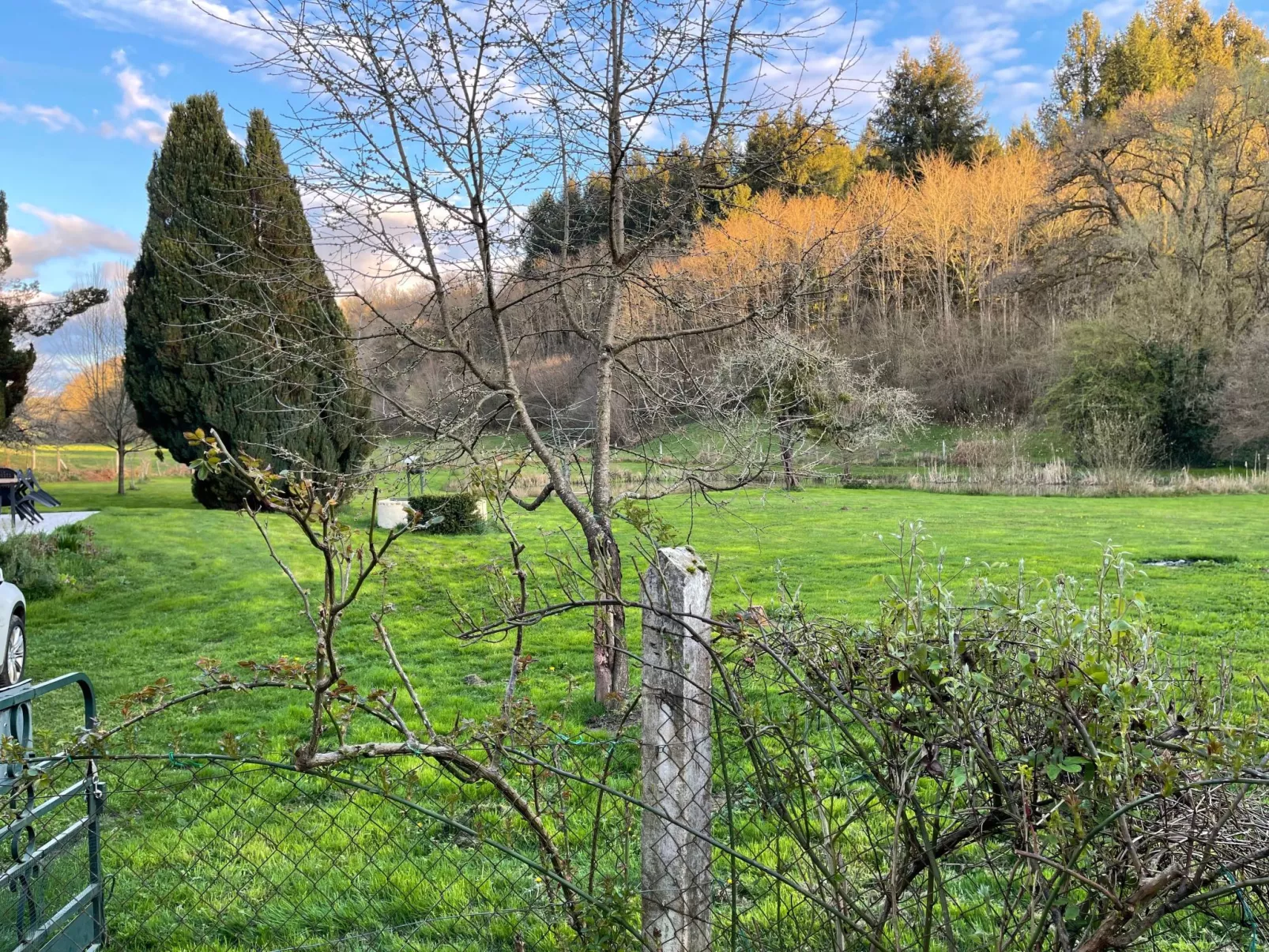 Für 6 Pers. mit eigenem Teich-Dehors