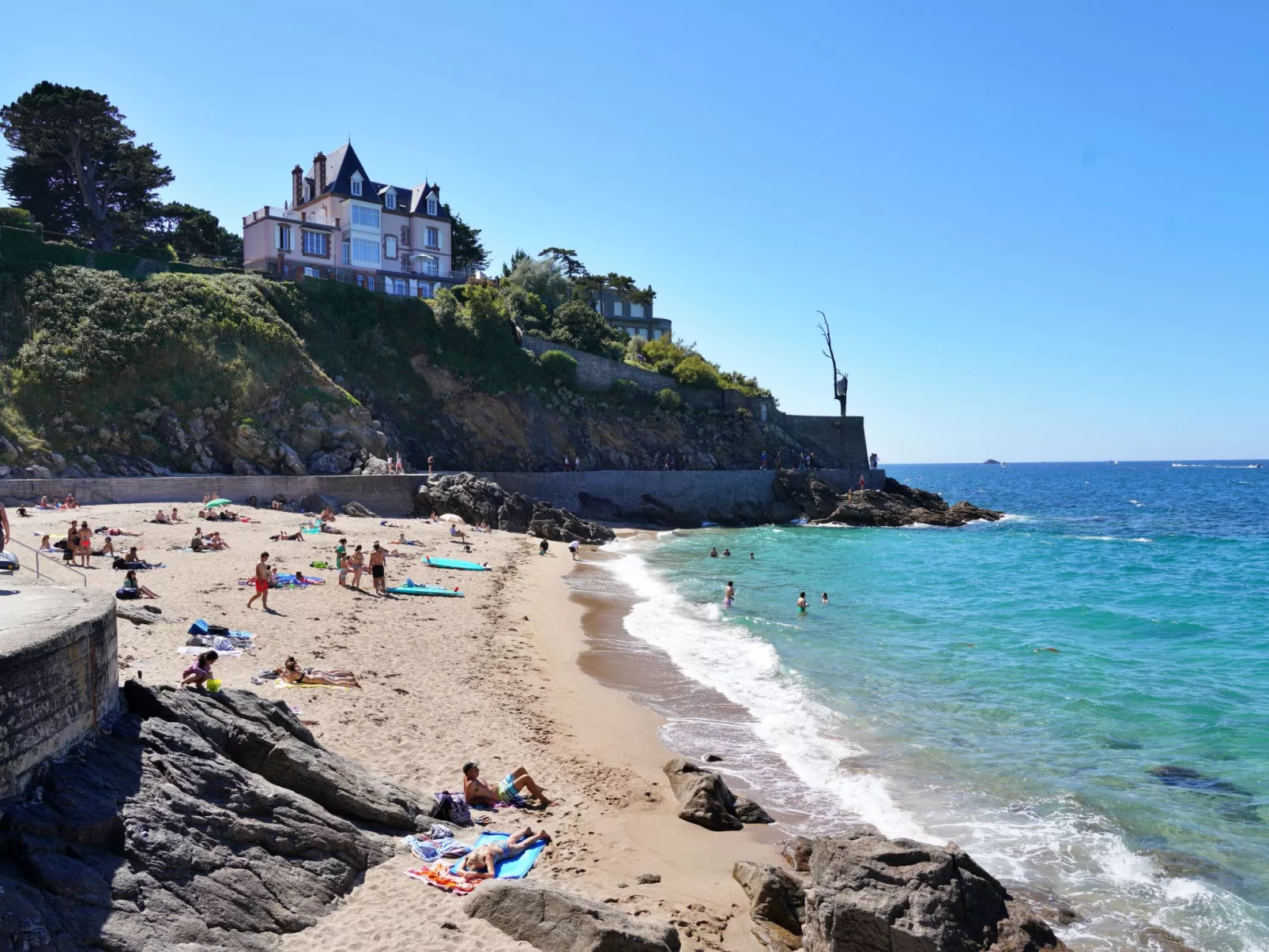 Villa La Côte du Chat -Familienhaus Bretagne-Draußen