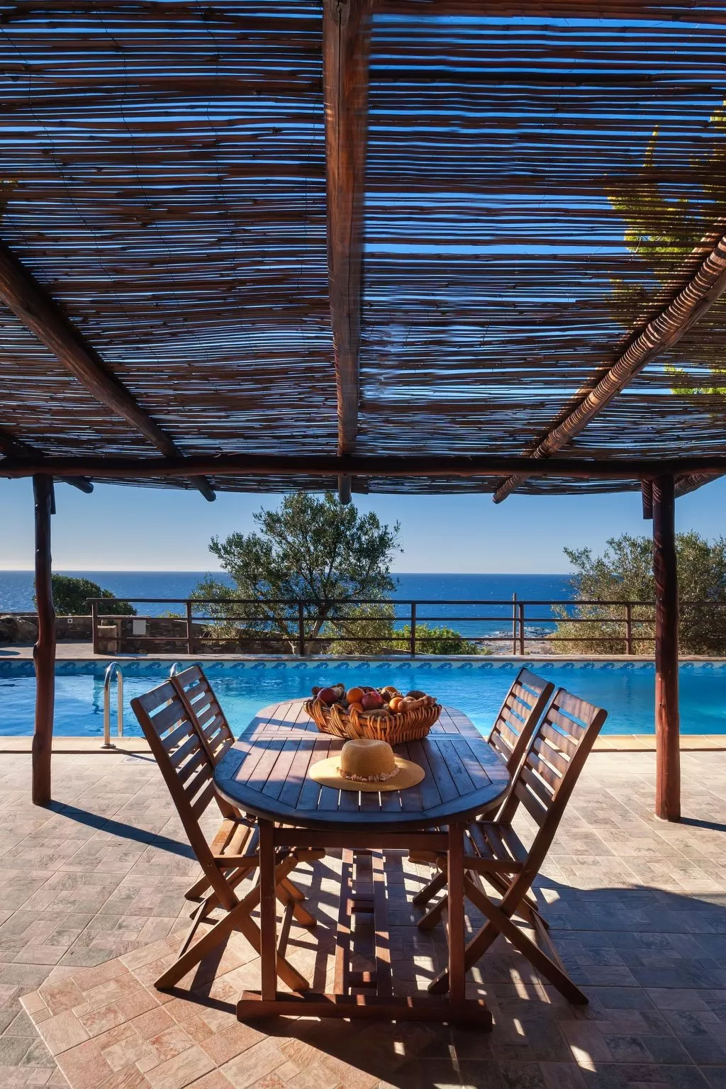 Atemberaubende Aussicht in der Villa bei Elafonissi-Outside