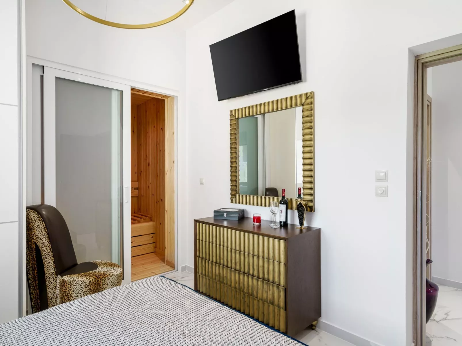 Neue Strandvilla SixStars in Chania, mit Sauna-Drinnen