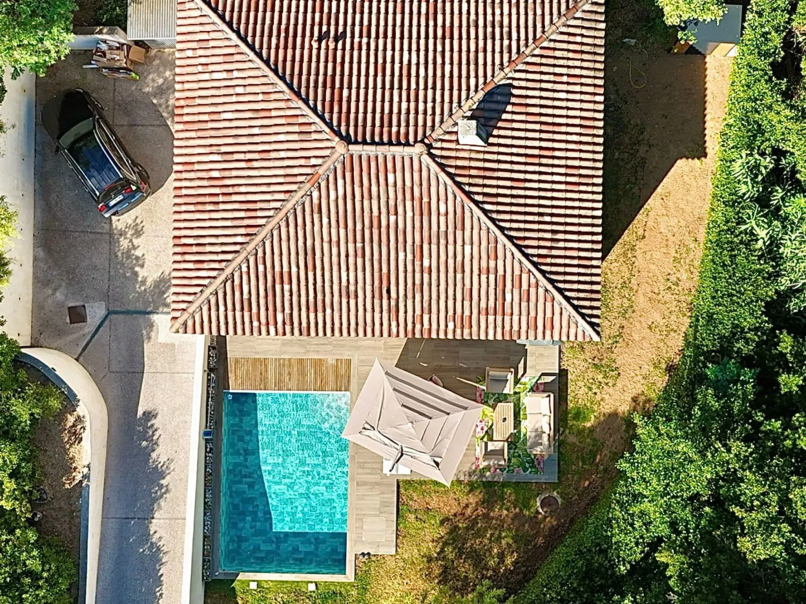 Ferienvilla "La Villa Blanche" (Die weiße Villa)-Dehors