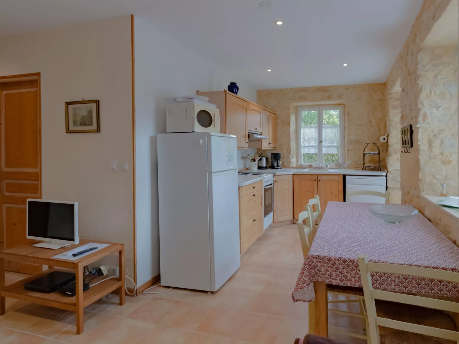 Doppelhaushälfte in einem alten Bauernhof im Périgourdine-Inside