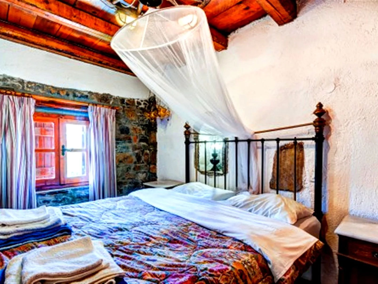 Authentisches kretisches Steinhaus Clio mit Aussicht-Drinnen