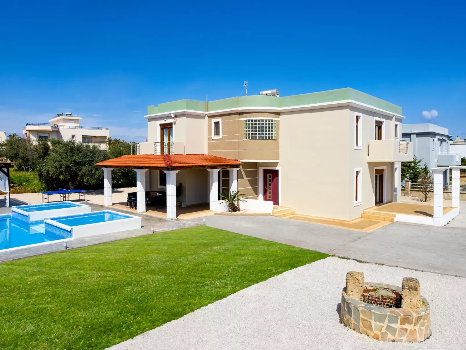 Villa Aileen für 10 Personen auf Rhodos-Dehors