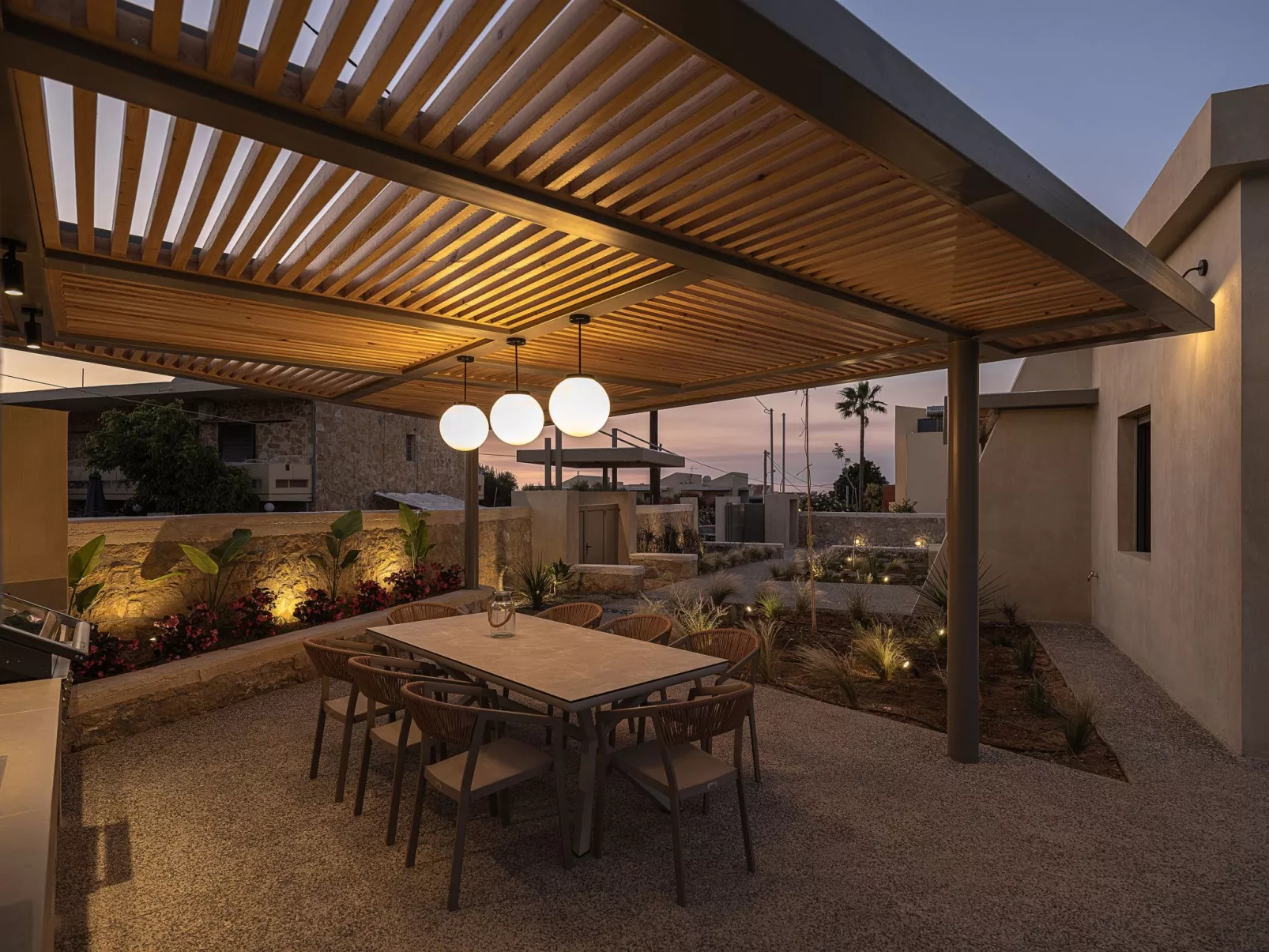 "Villa Portokalea", direkt am Meer-Draußen