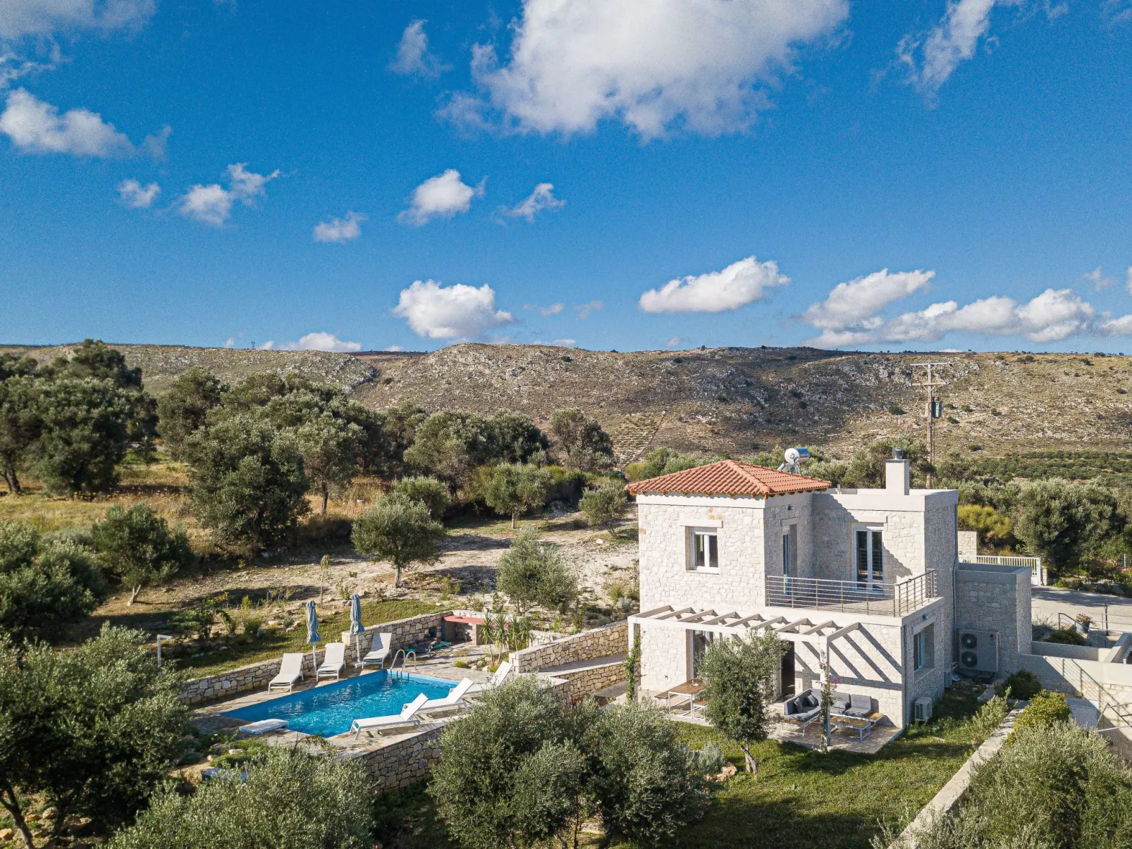 Komfort-Villa mit privatem Pool-Draußen