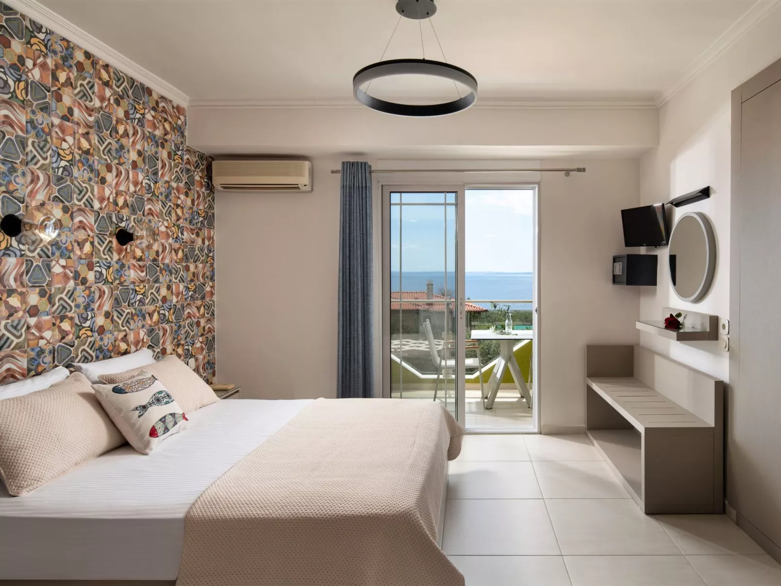 Modernes Studio mit Meerblick-Inside