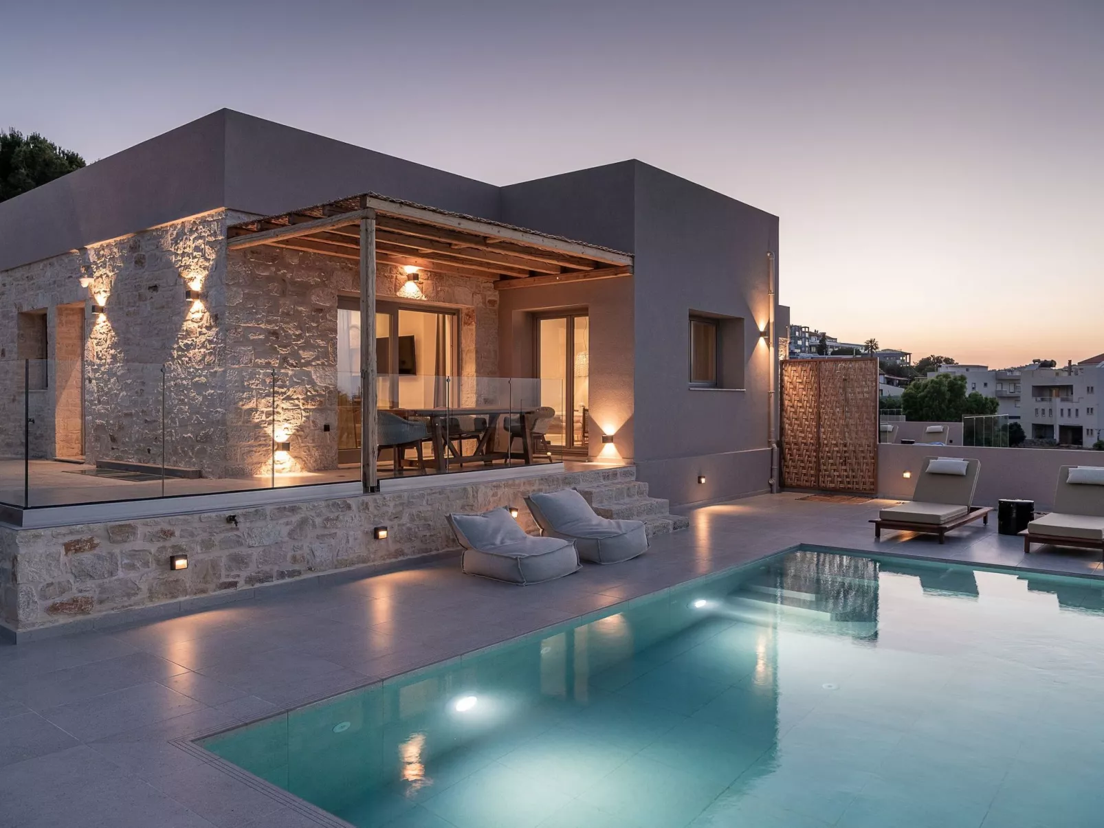 Haus in Gazi mit privatem Parkplatz und herrlicher Aussicht-Draußen