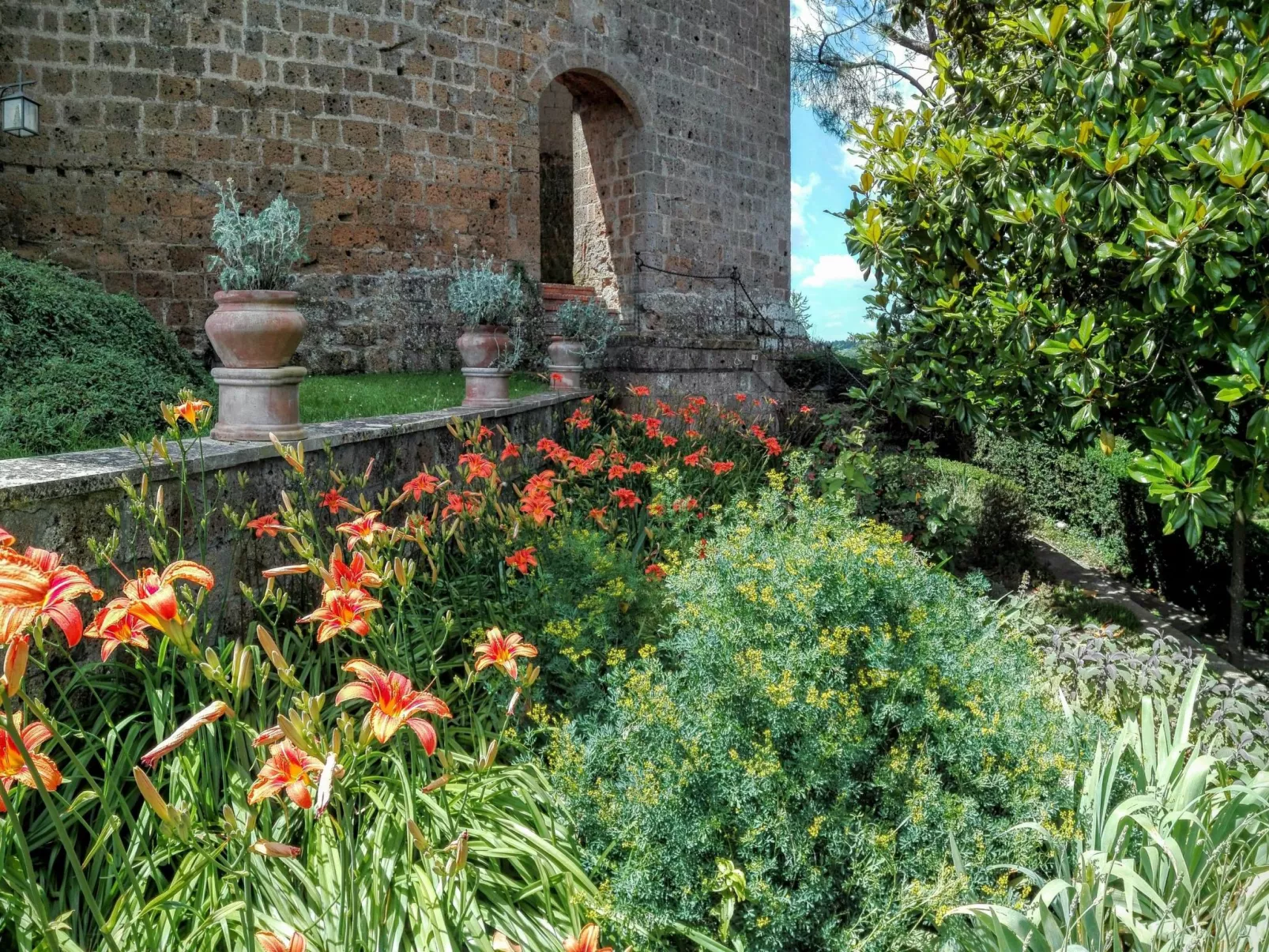 Magie im Schloss, Unterkunft mit Schwimmbad'-Dehors