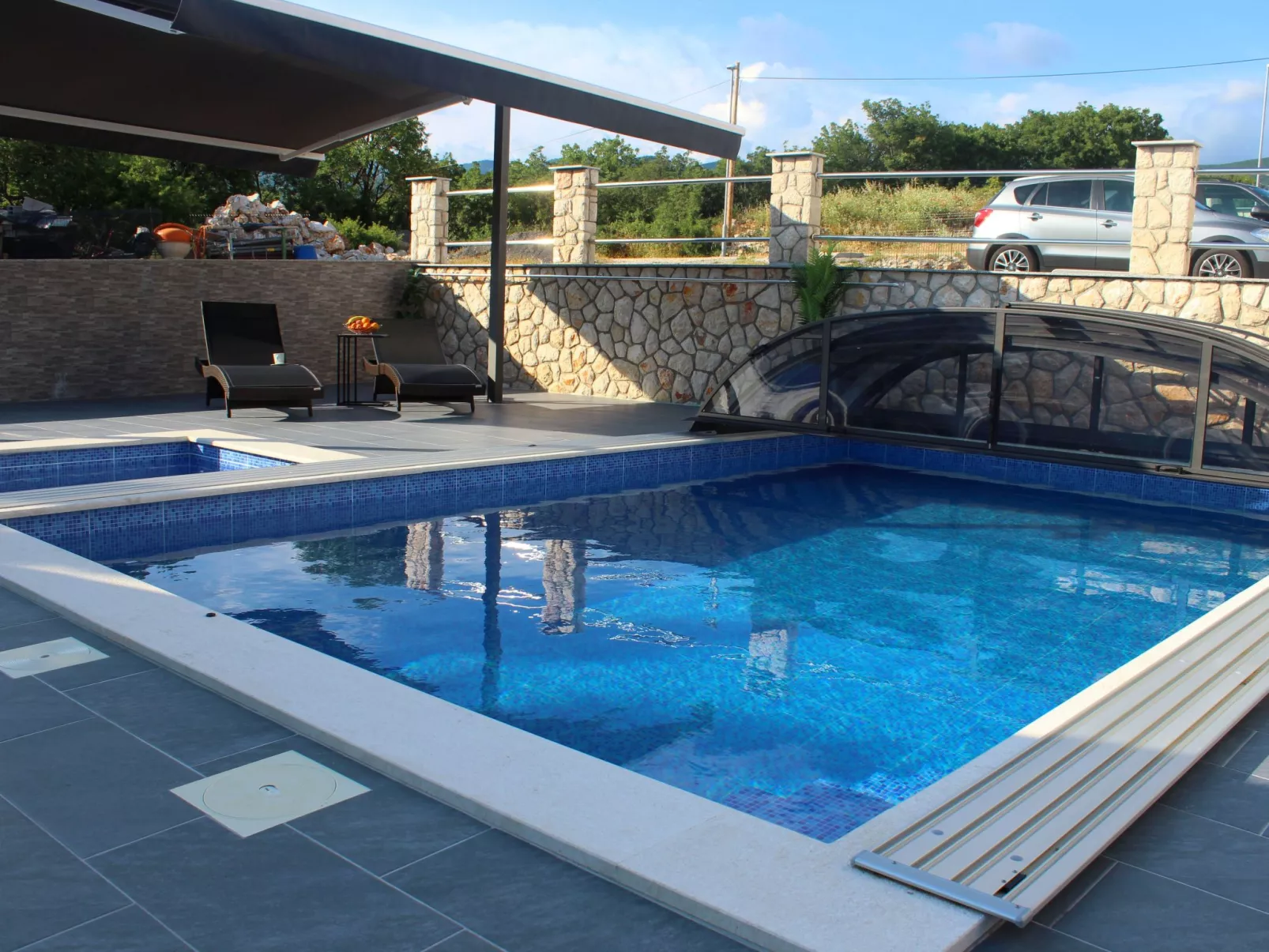 Wohnung "Buba 5" mit Terrasse-Draußen