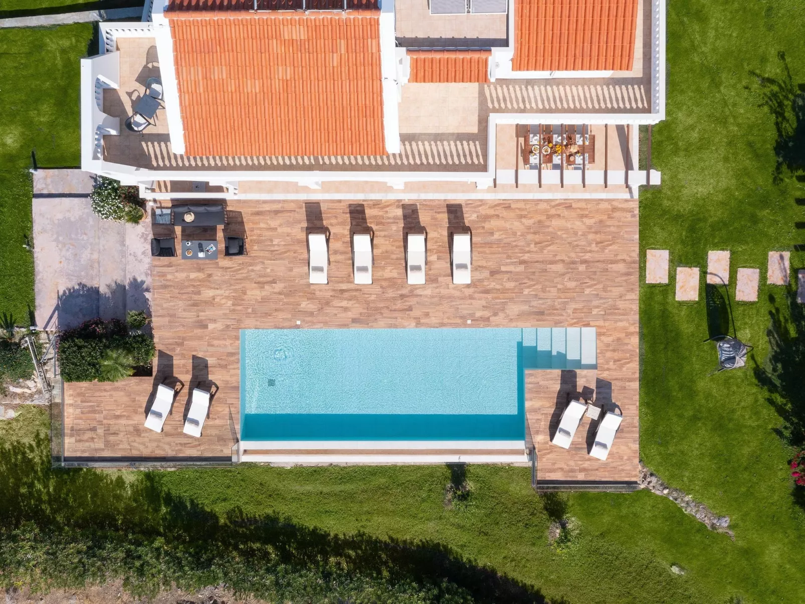 Villa Kamos in Archangelos-Outside