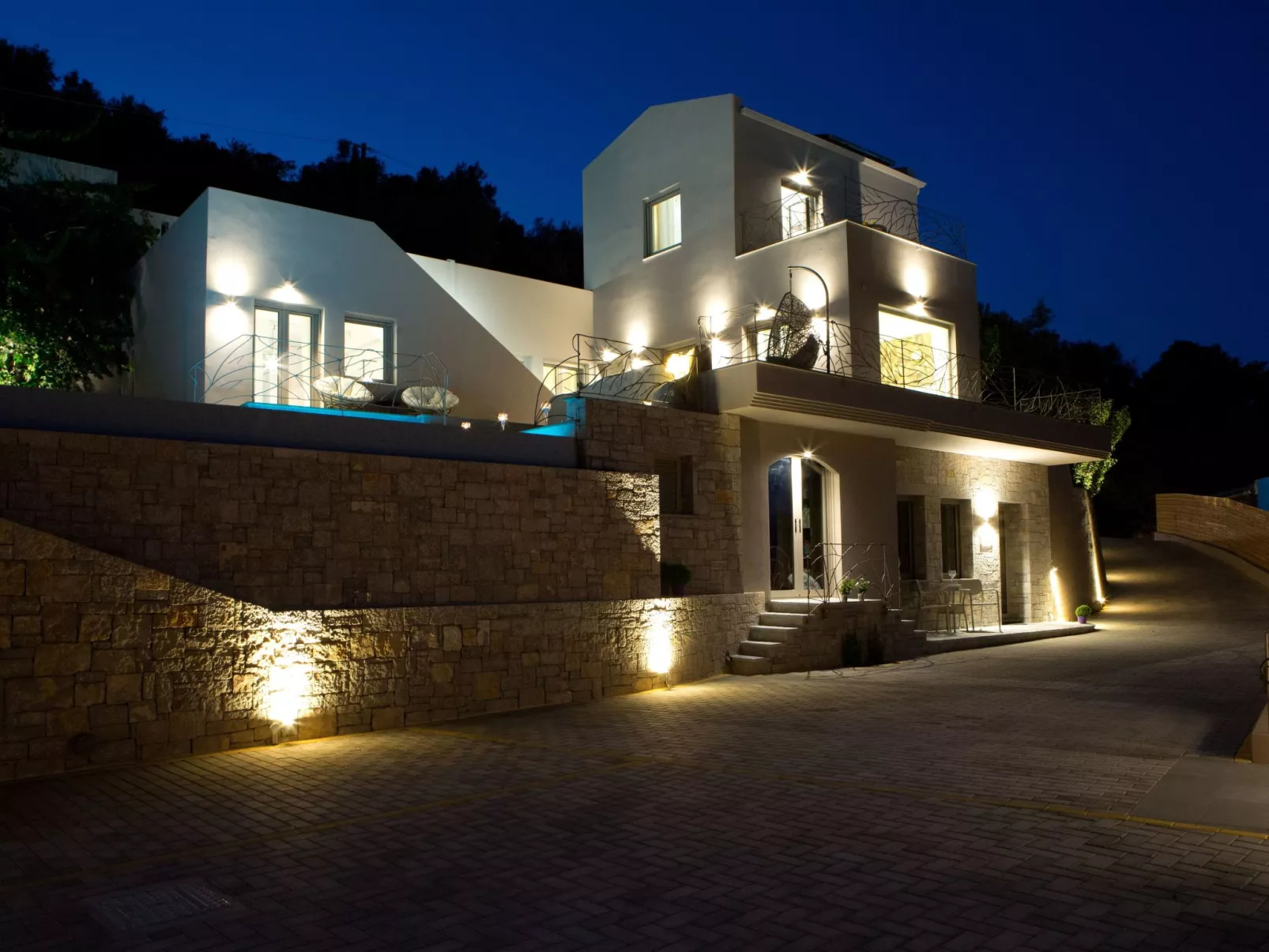 Für 6 Personen und 1 Kind in Perigiali-Dehors