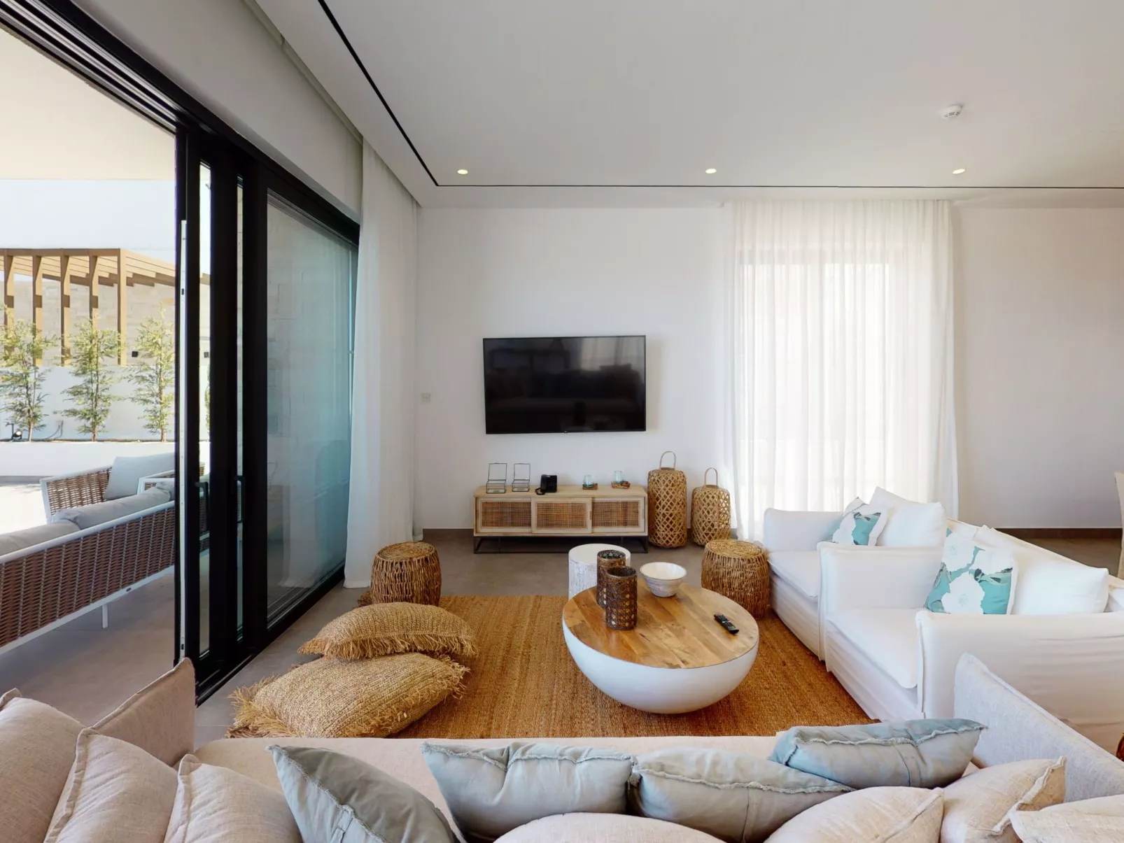 Periyiali Resort - Villa mit Meerblick Melpomeni - 21-Drinnen