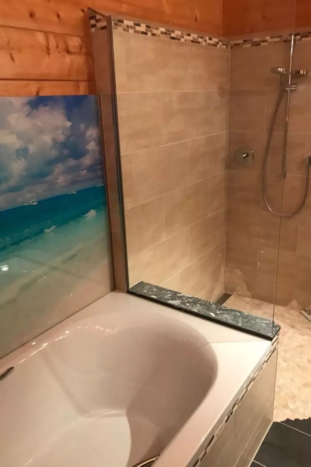 Villa mit Garten, Terrasse und Grill-Dedans