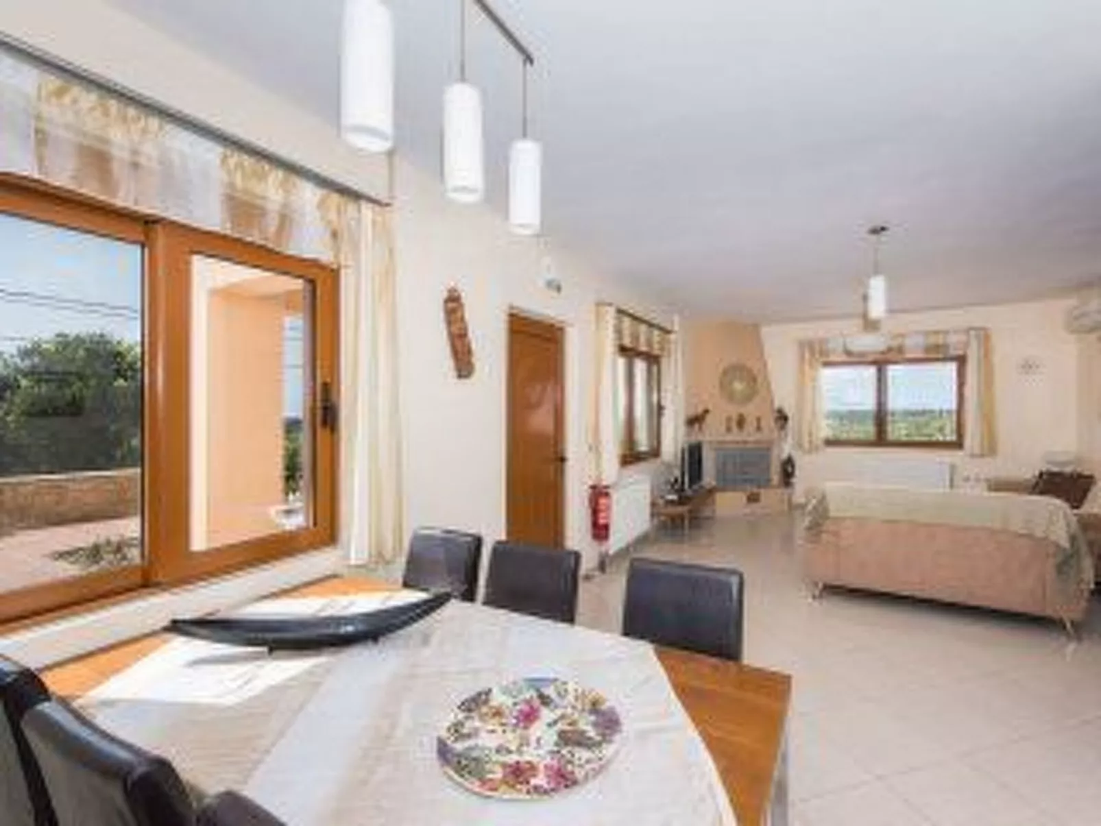 Villa Stefanos, Meerblick, privater Pool, Rethymno-Drinnen