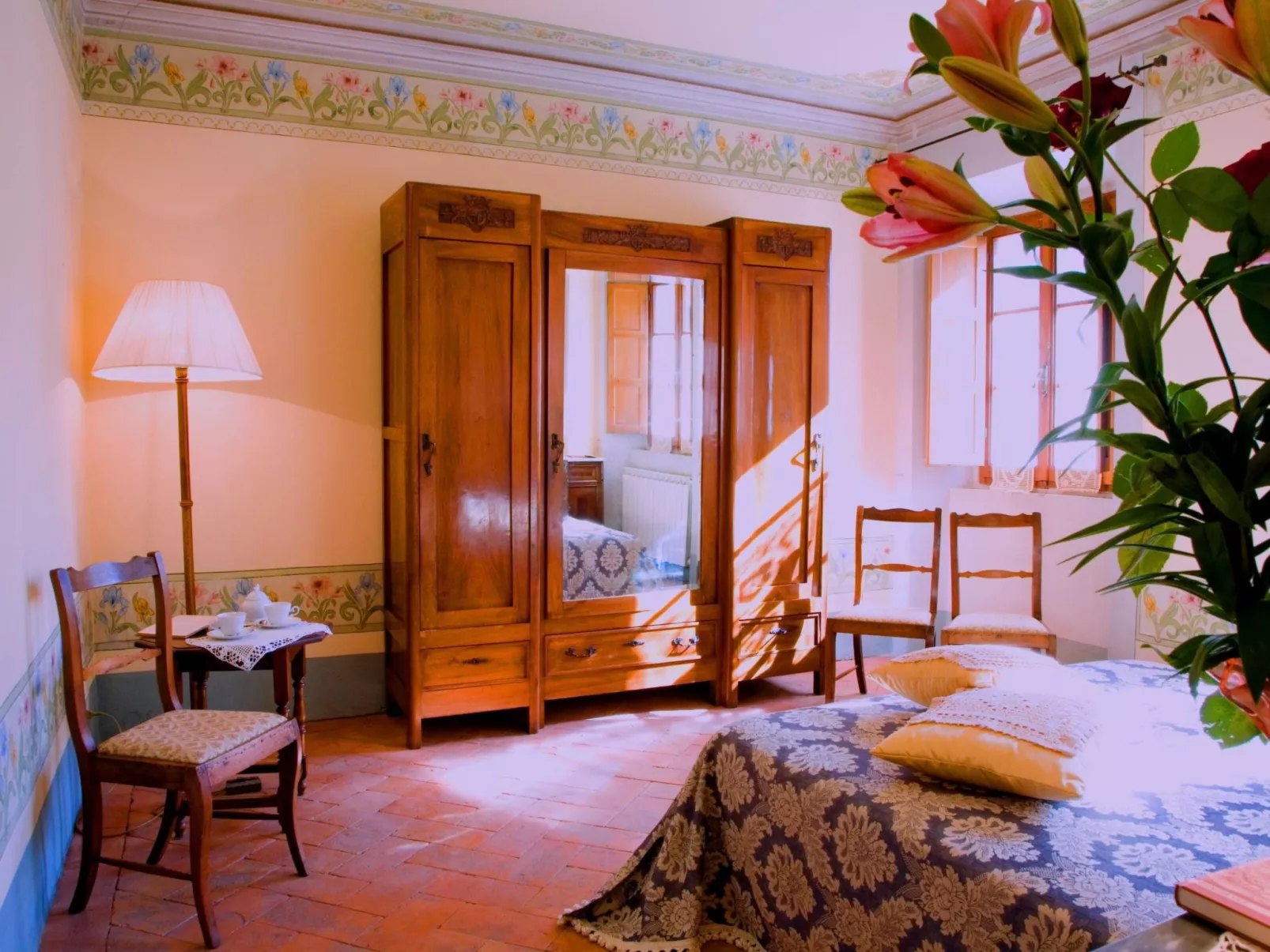 Wohnung in einer alten Villa mit Schwimmbad-Drinnen