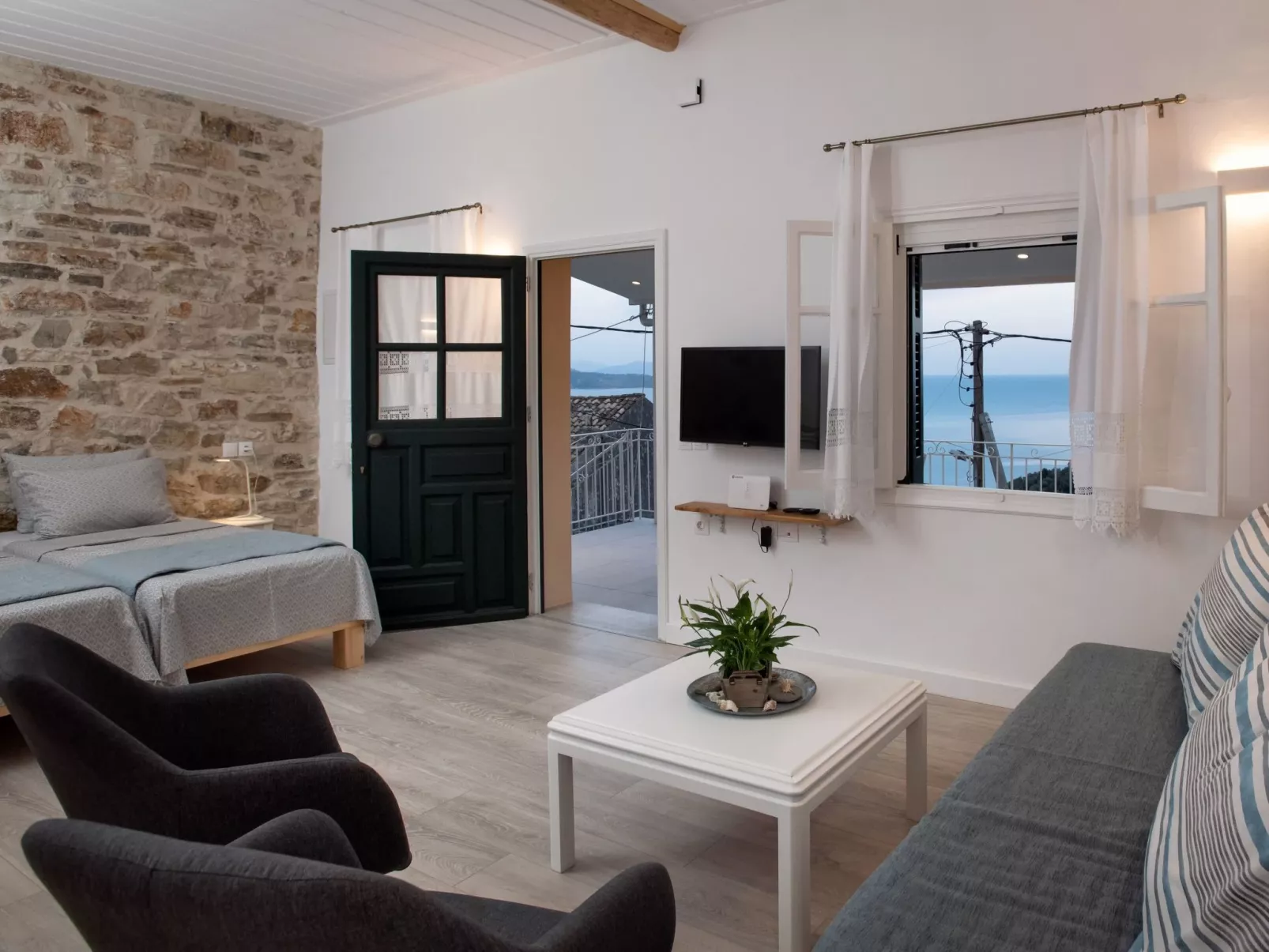 Studio mit atemberaubendem Blick auf das Meer-Dedans