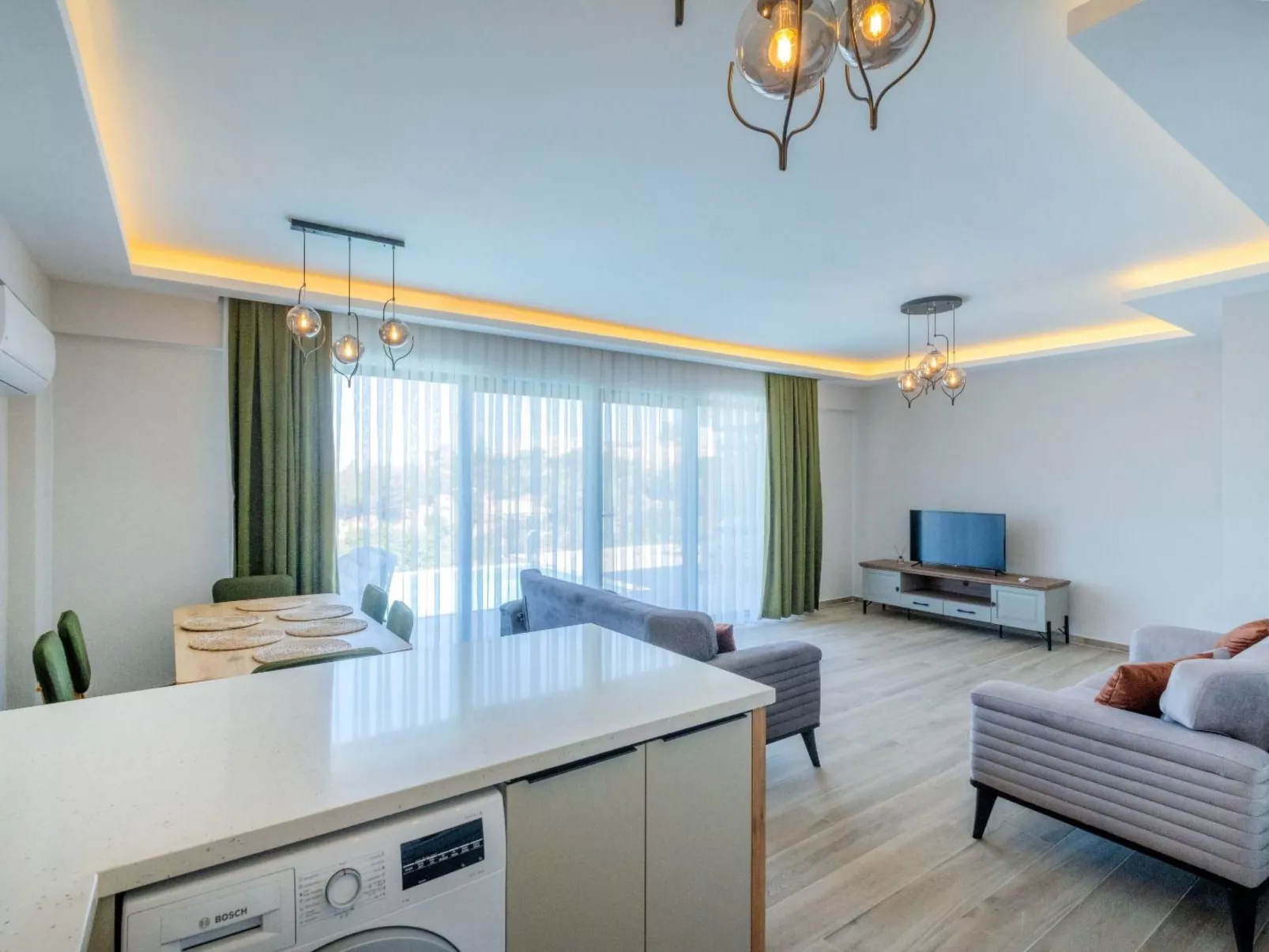 Villa mit Infinitypool in Fethiye Faralya-Inside