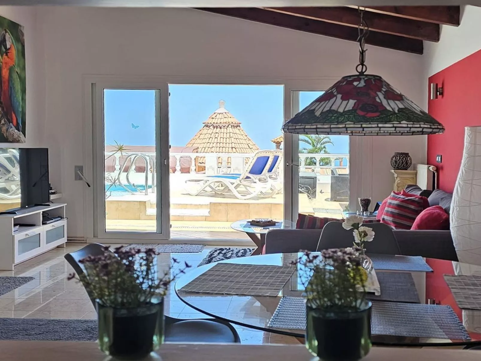 La Palmita mit Meerblick-Drinnen