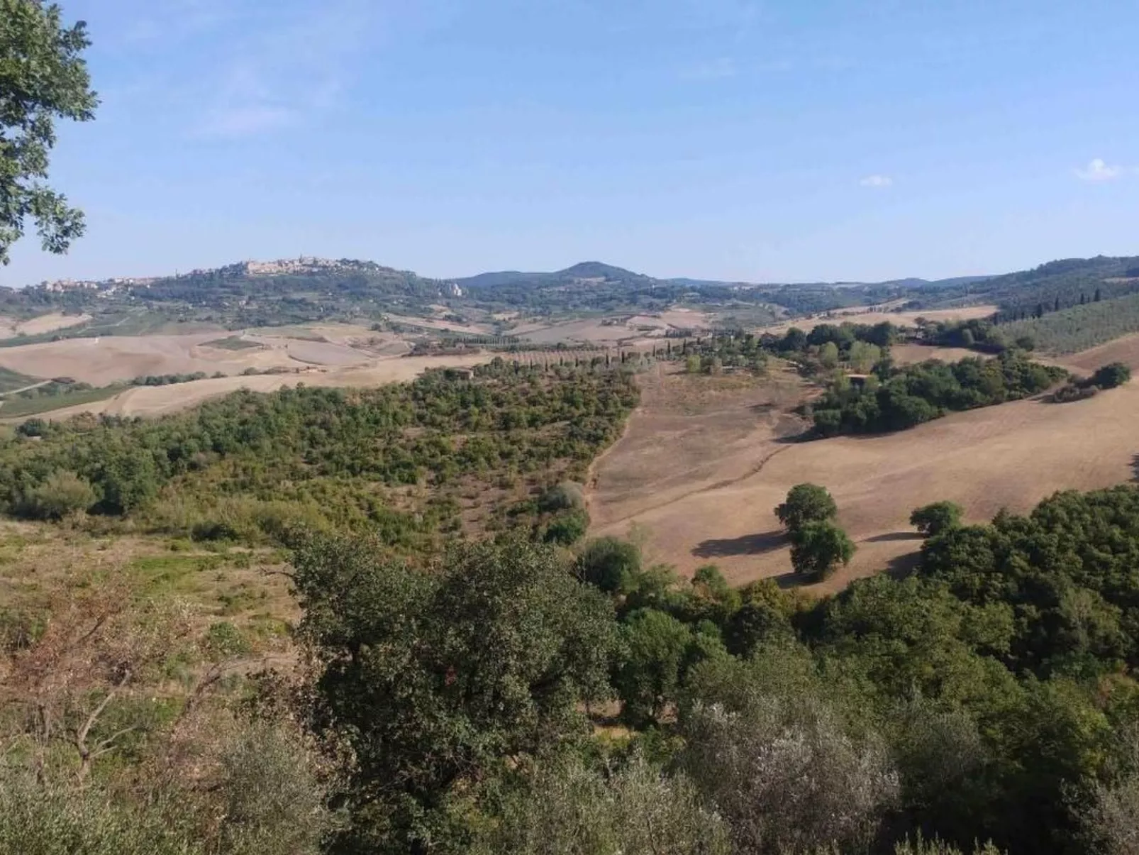 Casa Mulinello, Blick auf das Tal von Montepulciano-Draußen