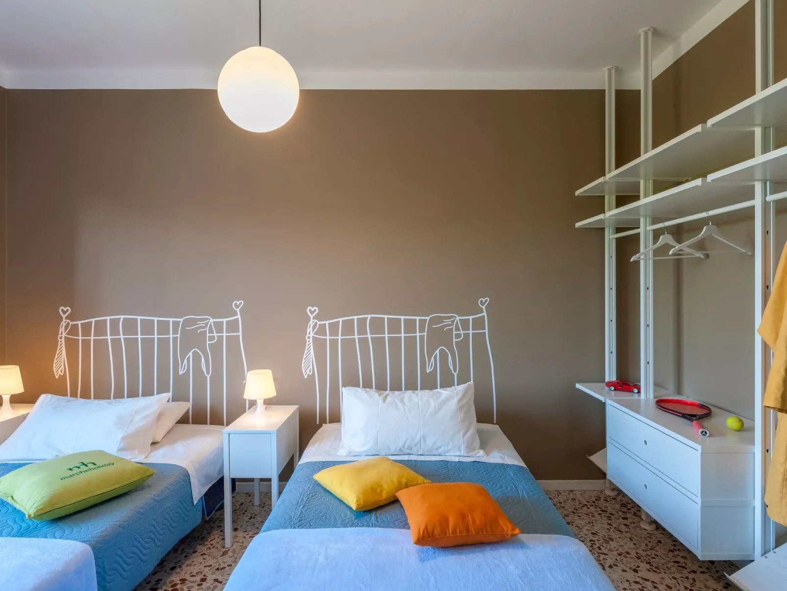 Villa Traiani, Marken Urlaub, privater Pool-Dedans