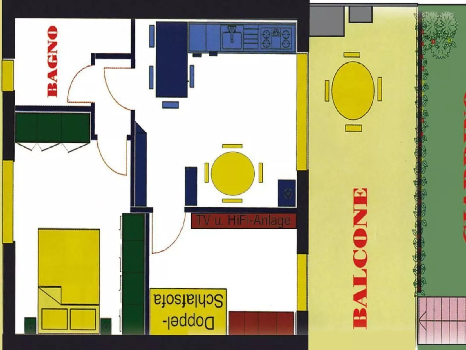 Gardasee Colá/Lazise-Drinnen