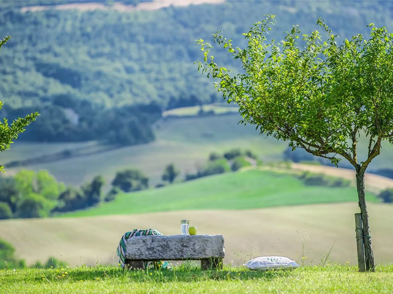 Ferienvilla 'Checello' mit privatem Pool-Draußen