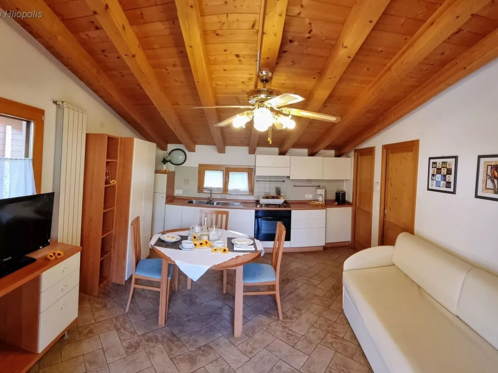 Cottage mit Terrasse-Dedans