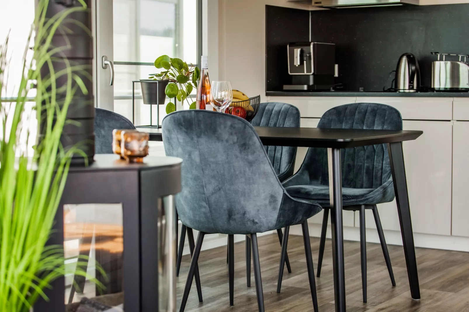 Houseboat Floating House Küstennebel 1 44 m²-Kitchen