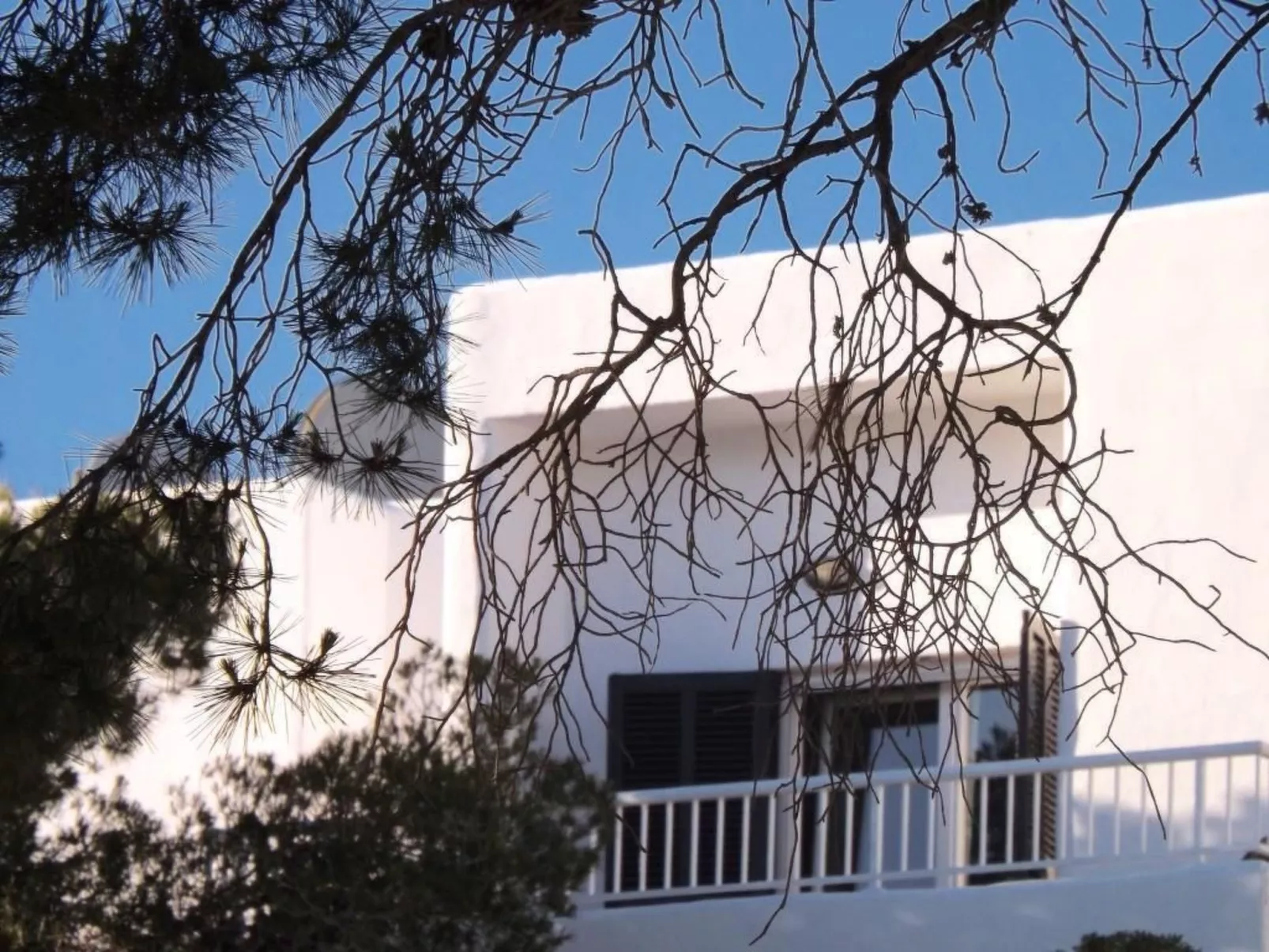 Bungalow con piscina-Draußen