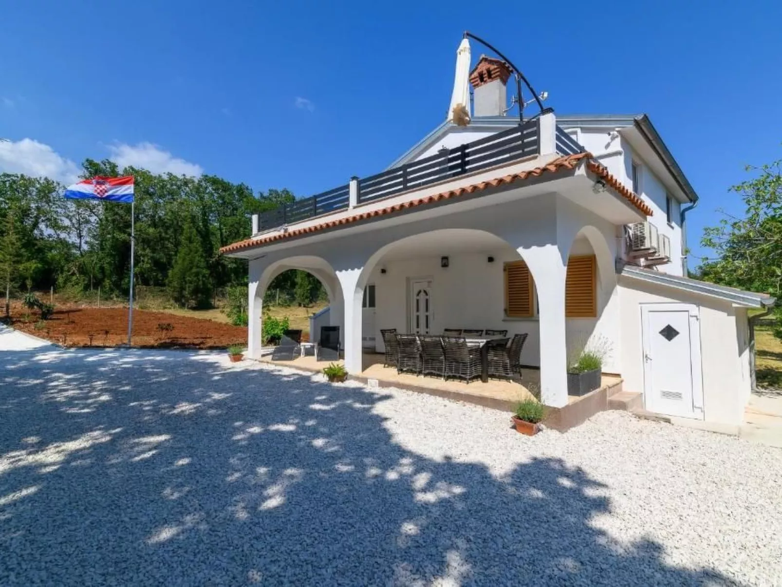 Charmantes Ferienhaus in Medulin, mit Pool...-Dehors