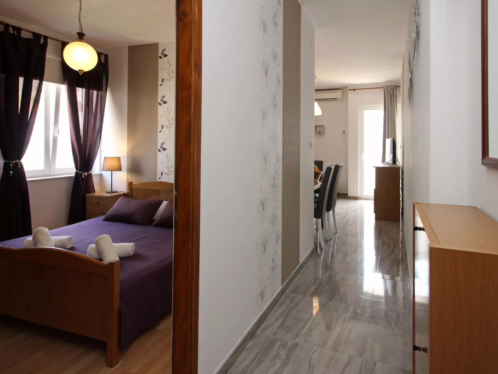 Wohnung in Baška mit Eigenem Balkon - Drinnen