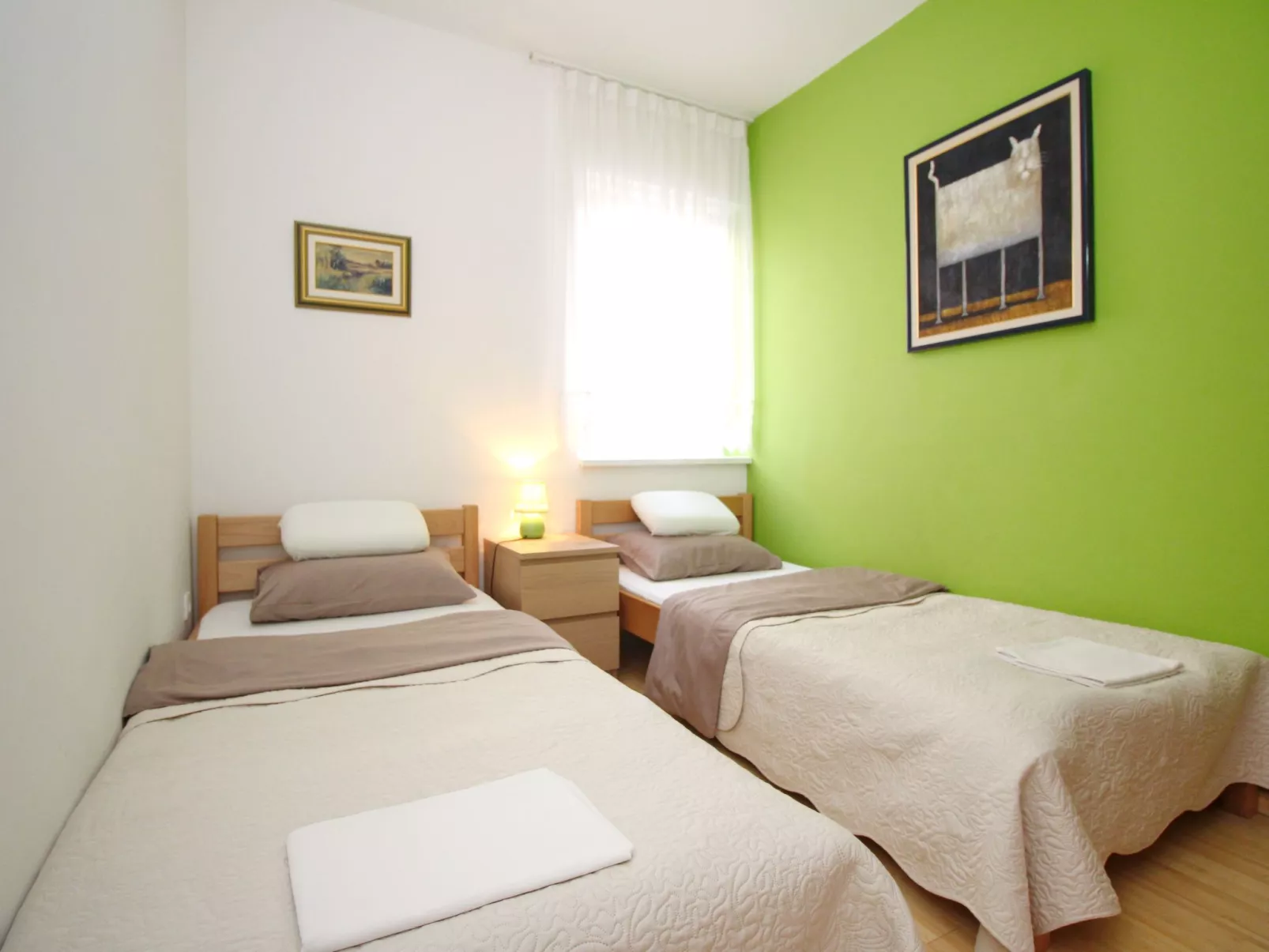 Neue Ferienwohnung in Baška mit Eigener Terrasse - Drinnen