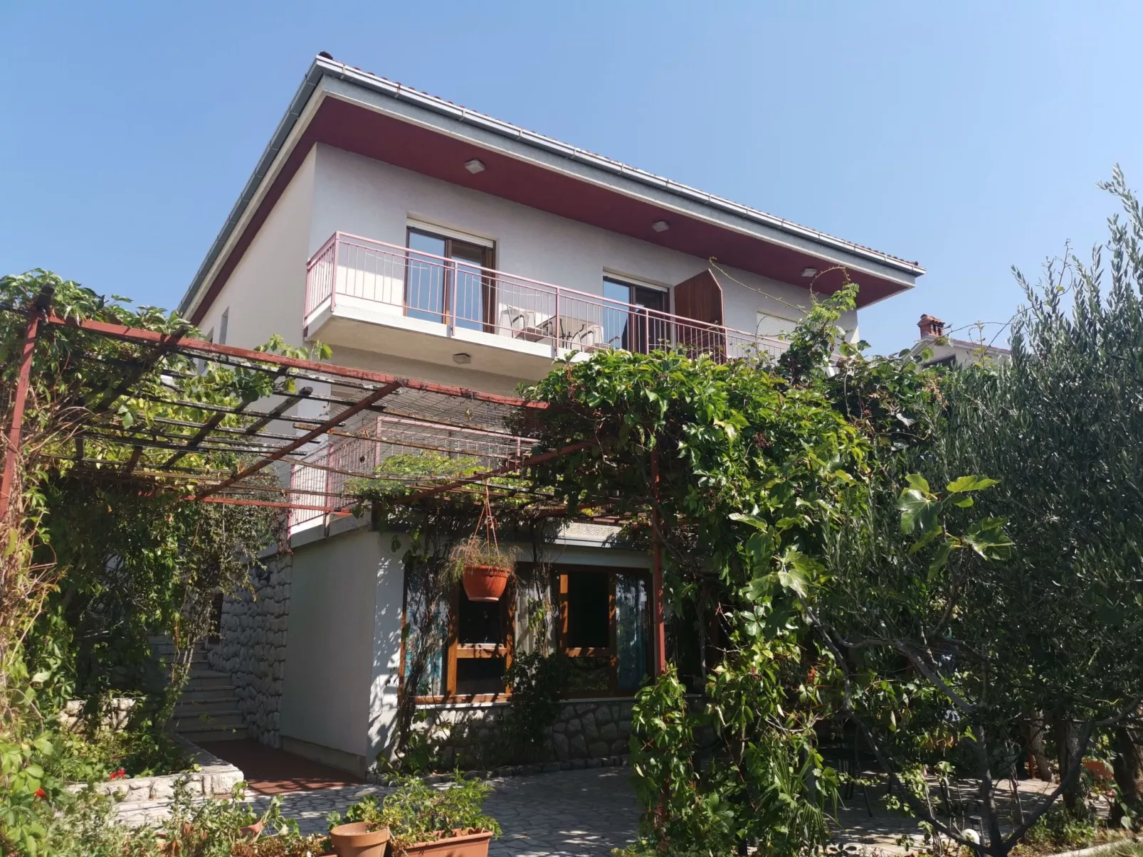 Wohnung in Crikvenica mit privatem Parkplatz-Draußen