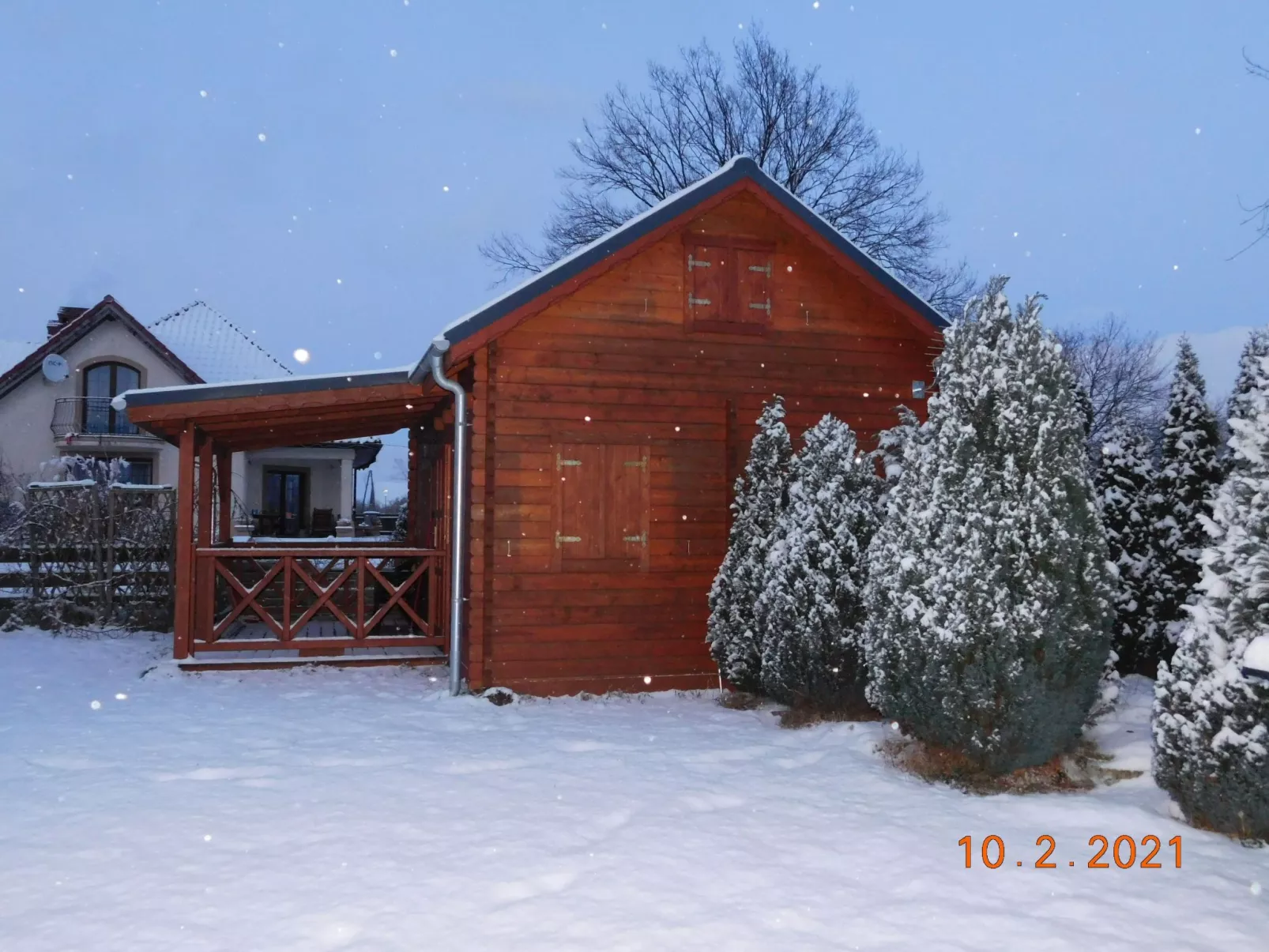 Haus in Karsibór mit Grill, Terrasse und Garten-Draußen