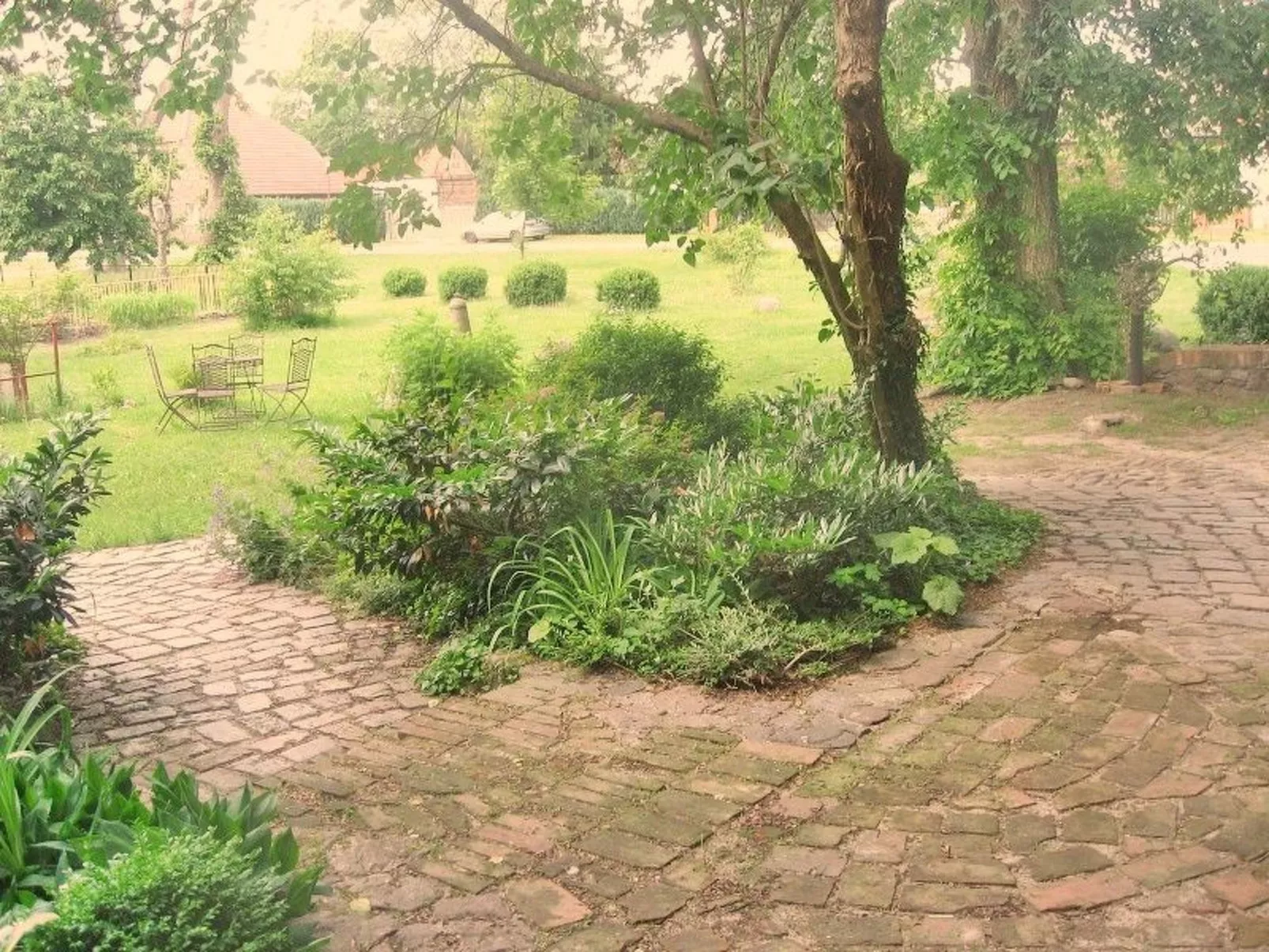 Wohnung in Haselberg mit Großem Garten-Draußen