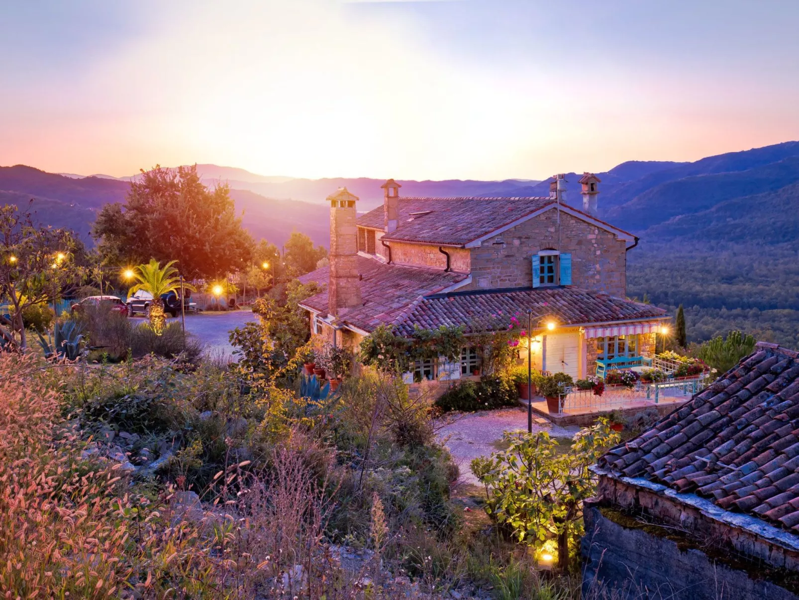 Tolle Villa Sancta Maria Motovun mit Pool-Dehors