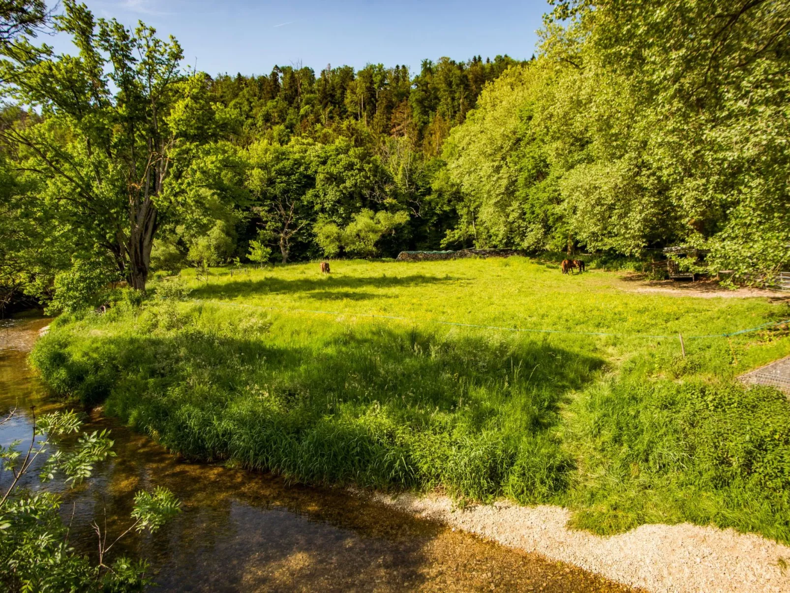 Leben "Im Herzen der Farm"-Draußen