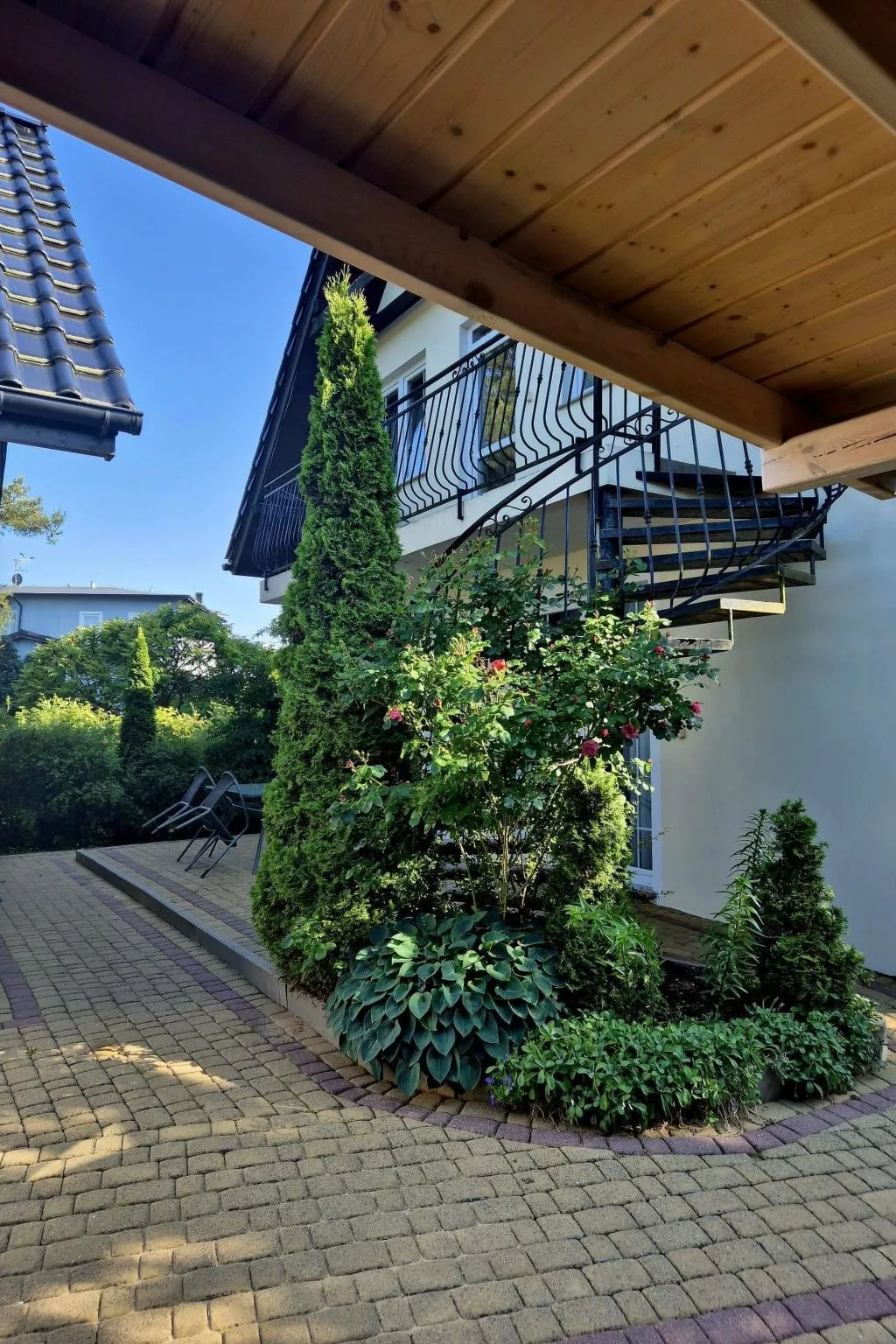 Mit Wasserblick-Outside