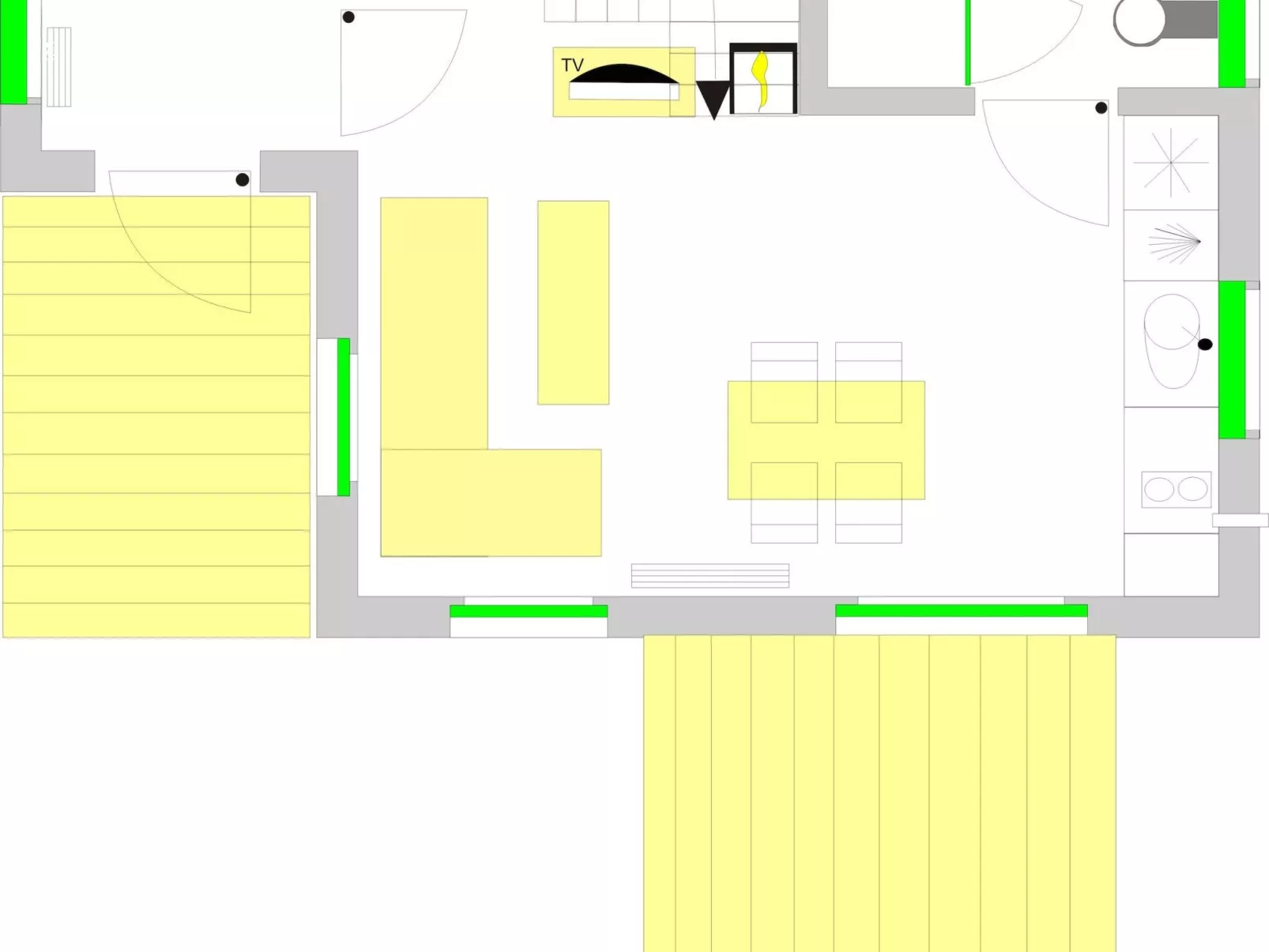 Landhaus mit Schwimmbad-Dedans