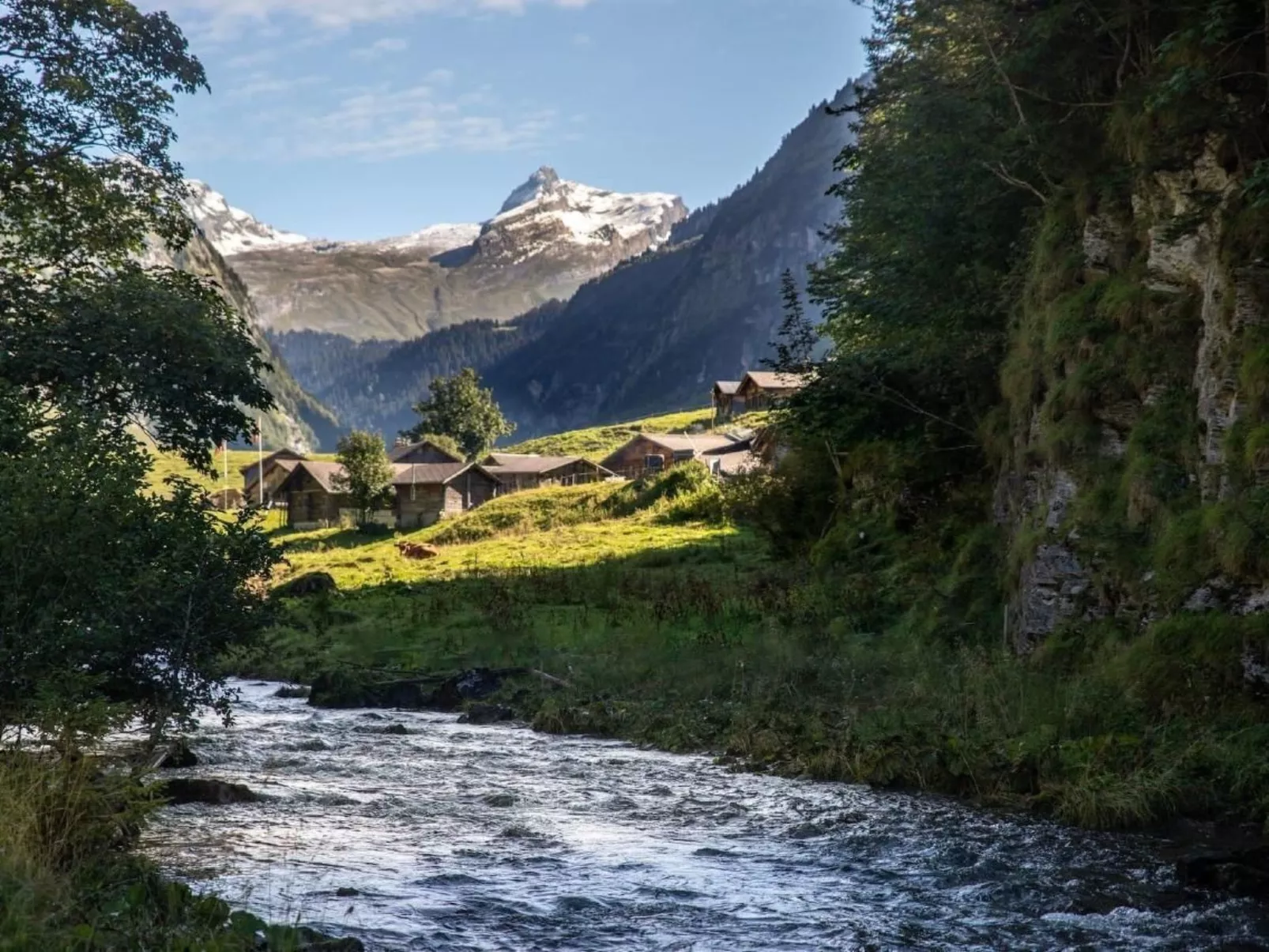 Alphütte Gental - Haslital-Draußen