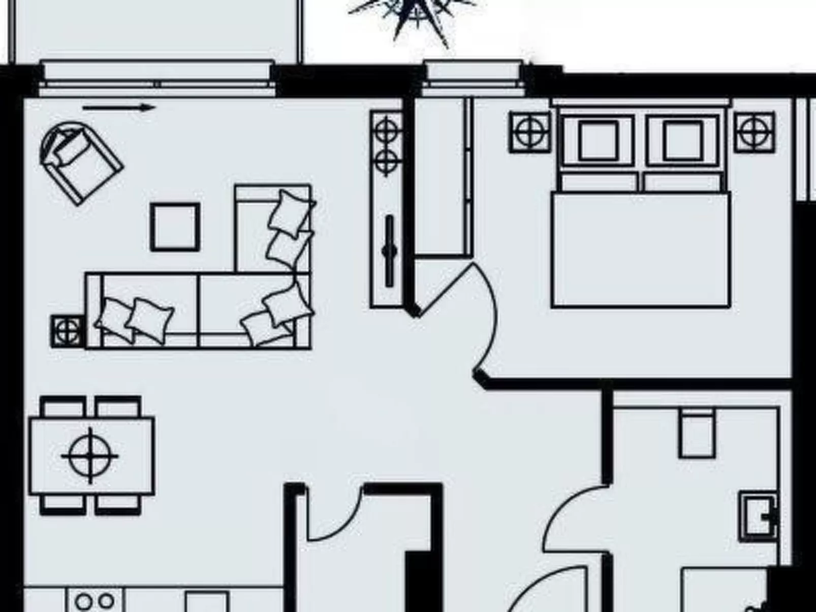 In Strandnähe-Drinnen