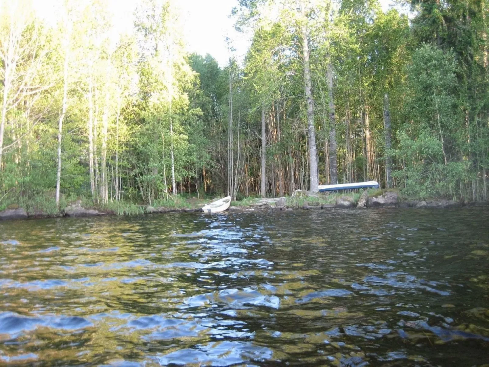 In Målilla Boote Sauna  See-Draußen