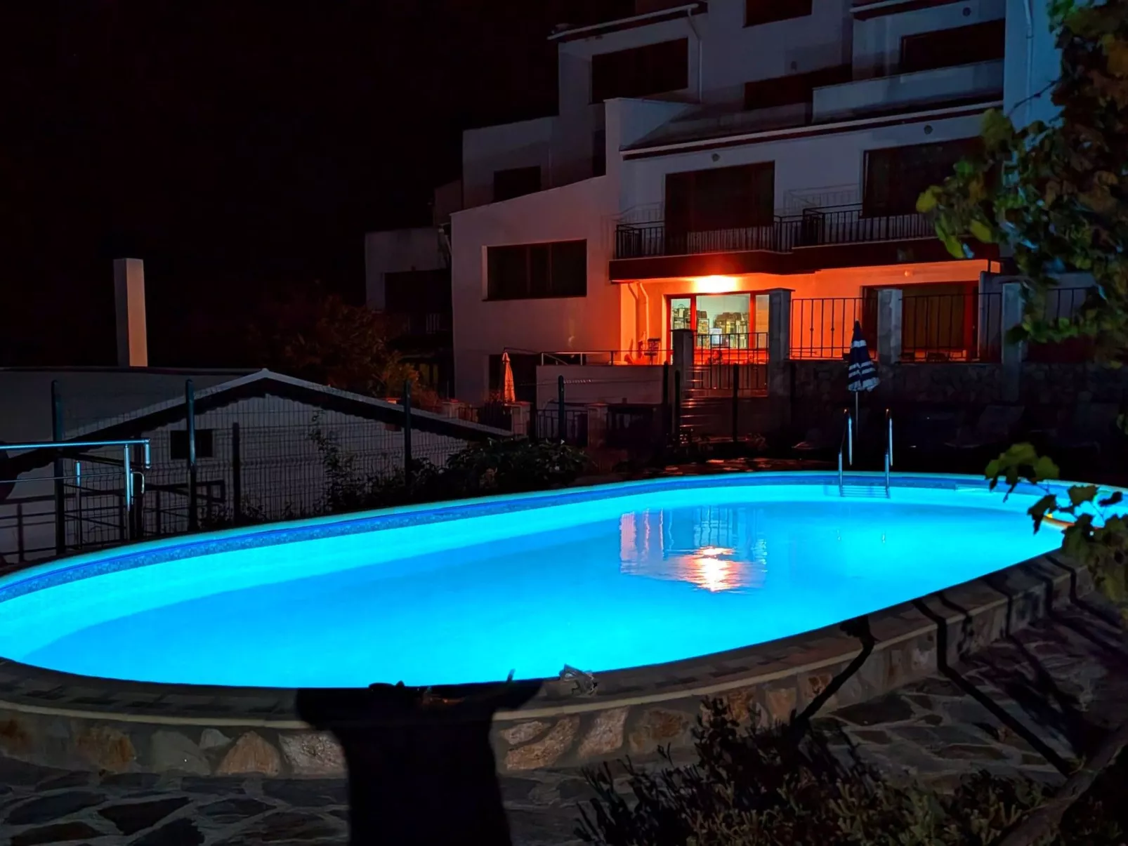 Familienvilla "Dionysus" mit Pool und Meerblick-Draußen