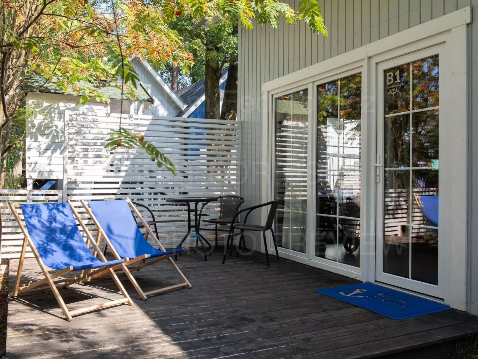 Marine Cottages mit Hund-Dehors