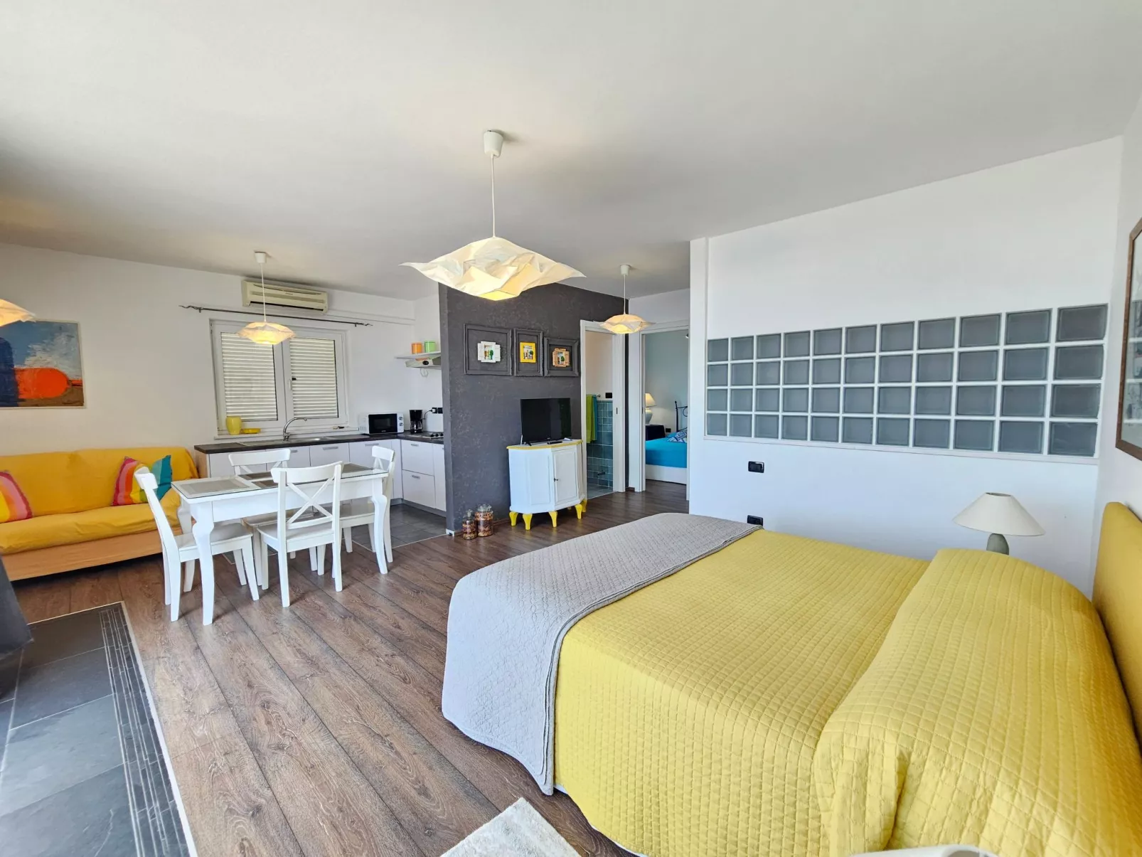 Wohnung für 4 Personen mit Meerblick-Drinnen