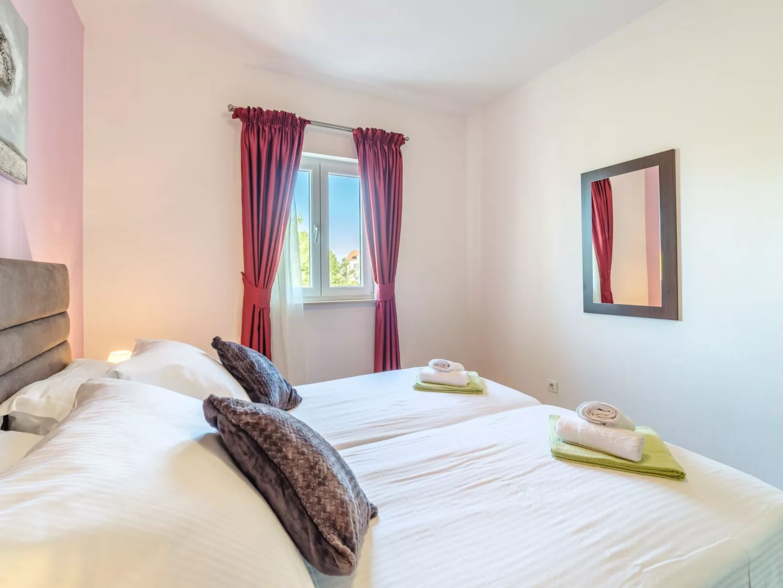 Für 5 Personen ca. 45 m&sup2; in Supetar, Adriaküste Kroatien (Kroatische Insel-Drinnen